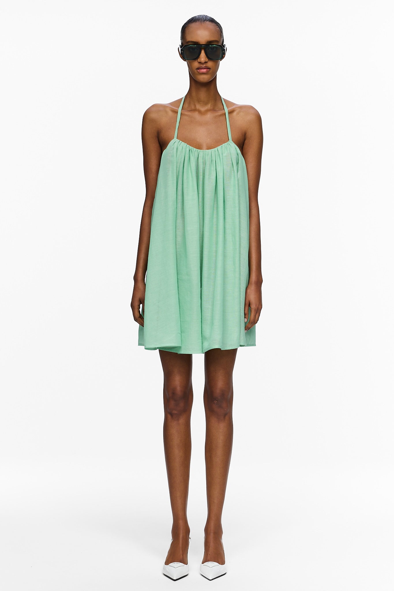 The Slip Dress Mini - Mint S The Slip Dress Mini - Mint S