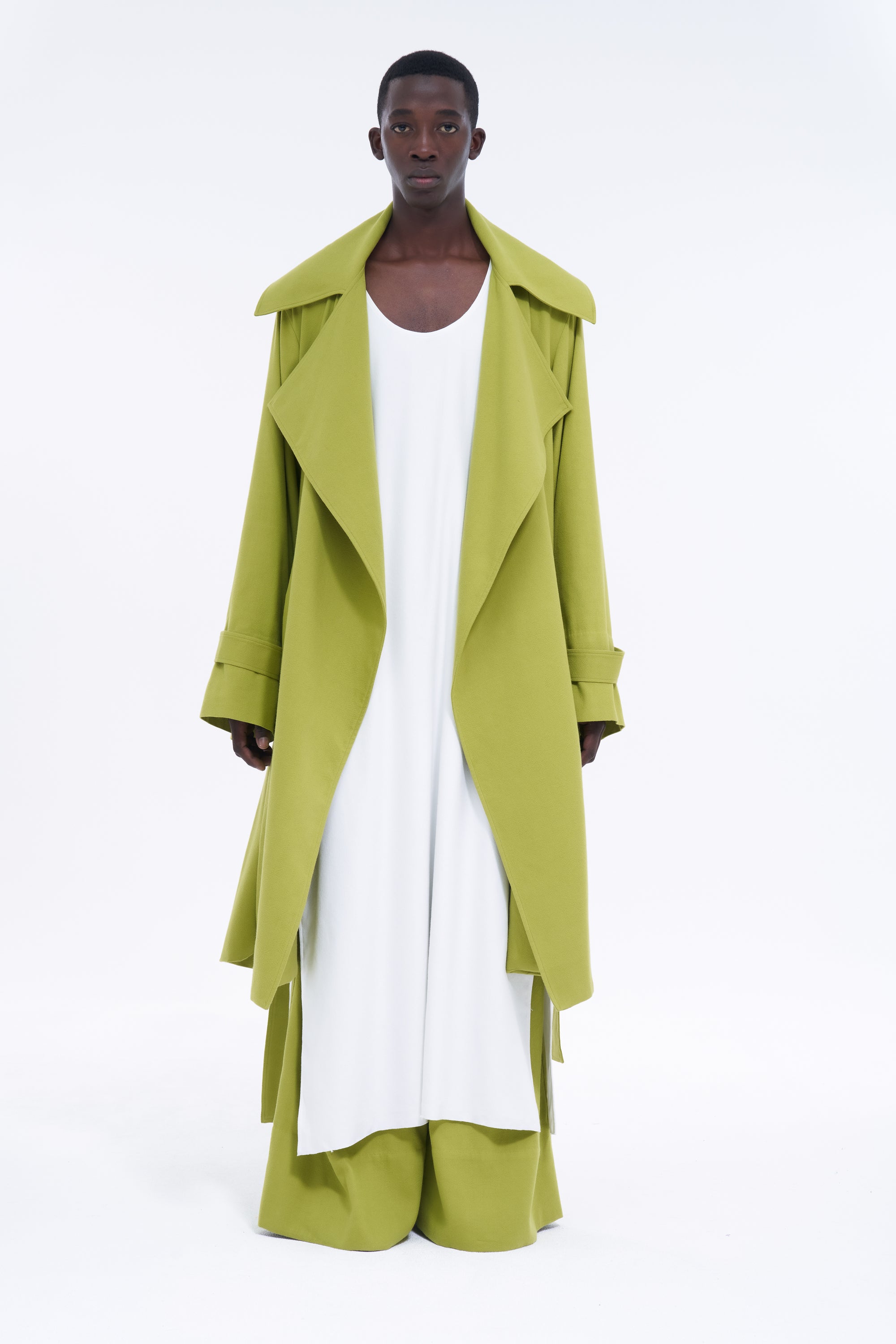 TRENCH COAT : LIME