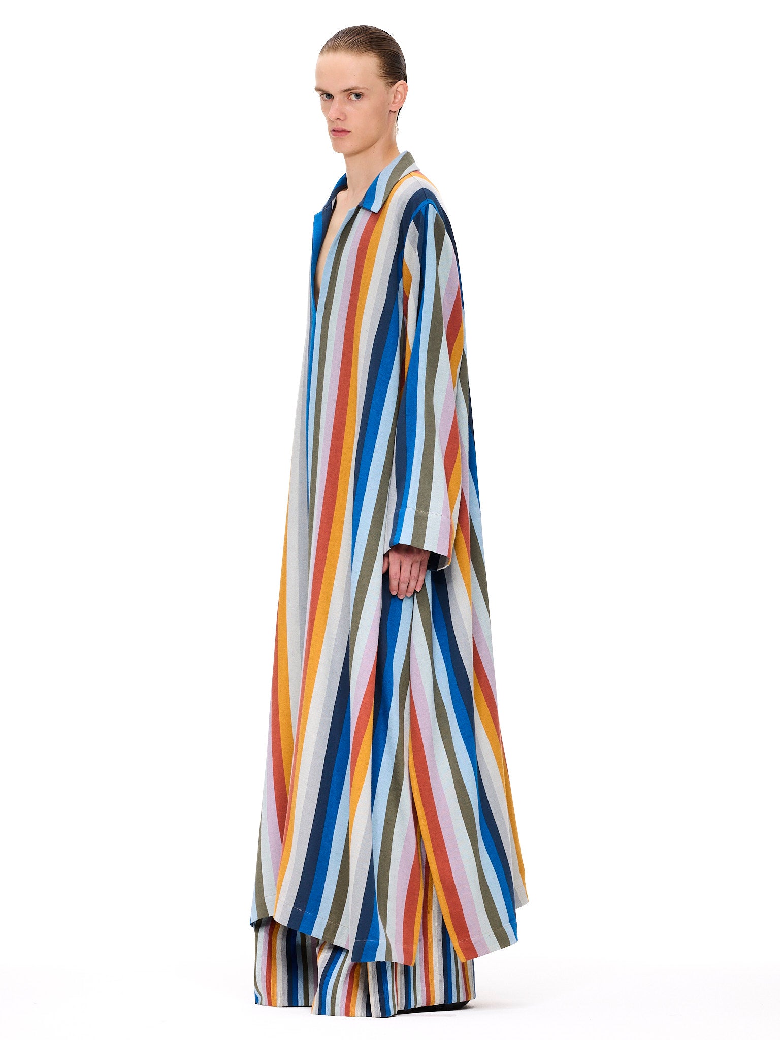 The V-Neck Caftan : Stripe 61