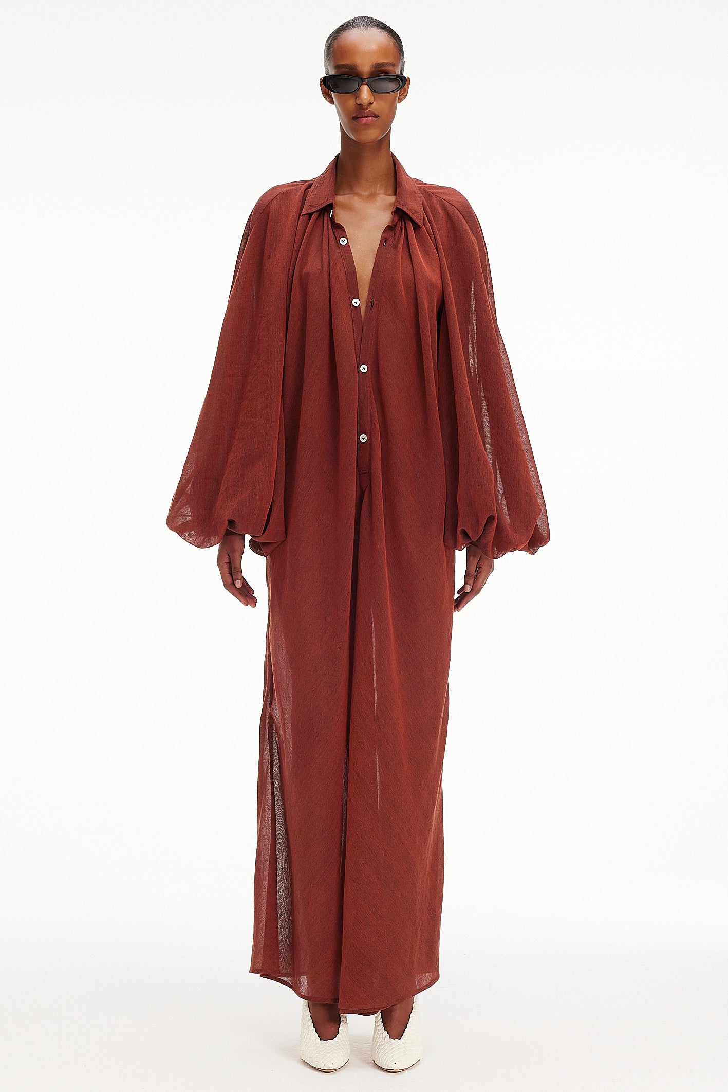 The Touareg Dress - Brick