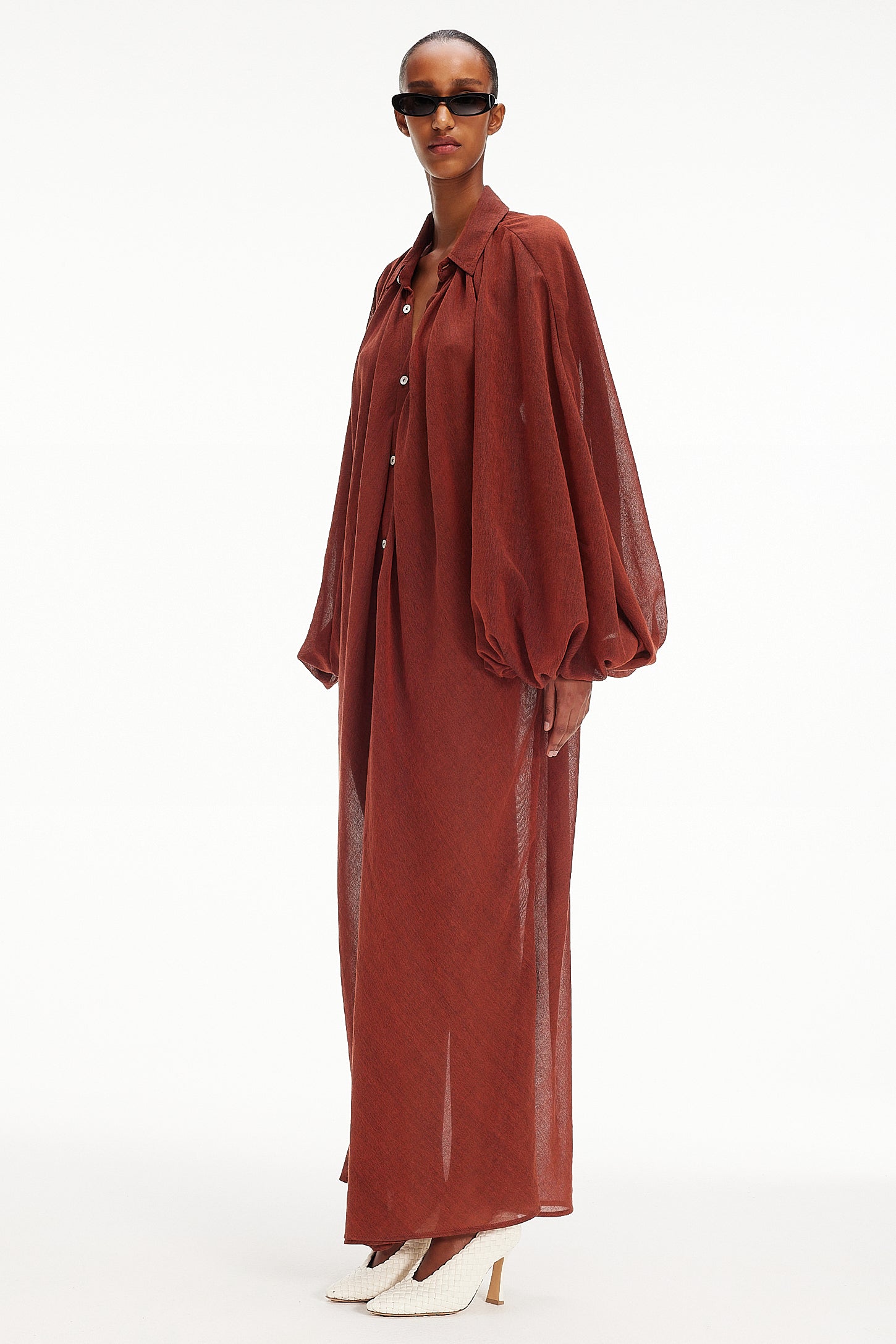 The Touareg Dress - Brick