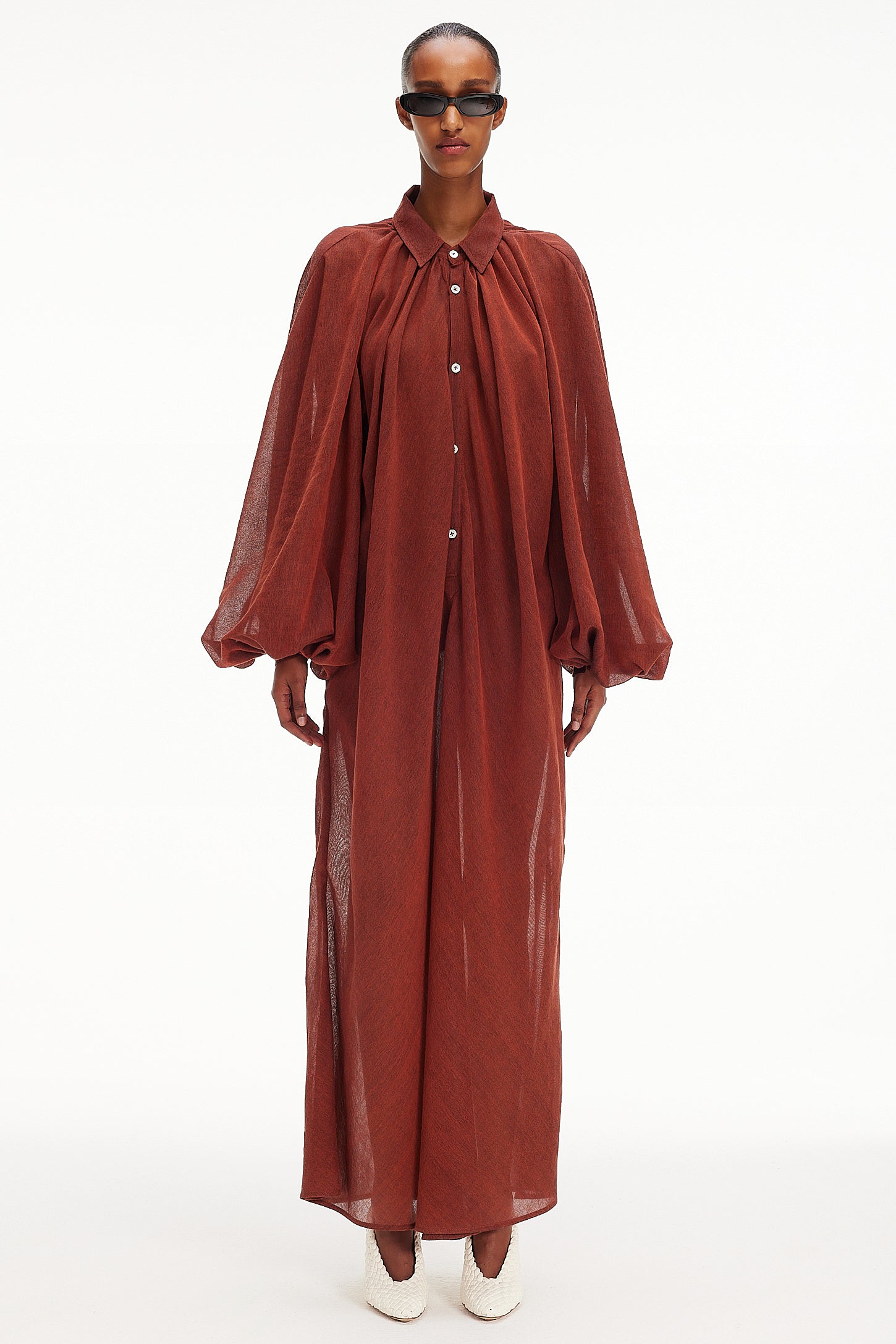The Touareg Dress - Brick