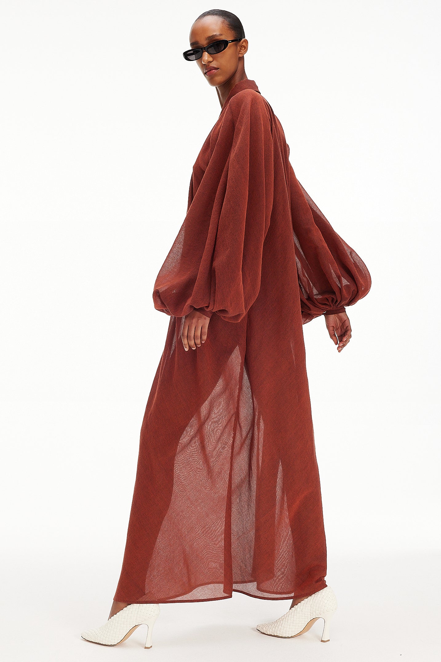 The Touareg Dress - Brick