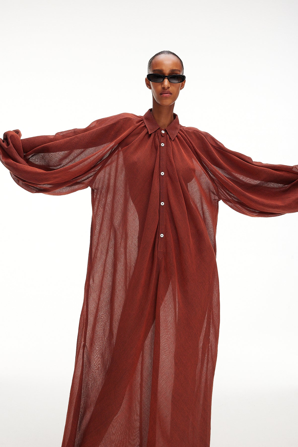 The Touareg Dress - Brick