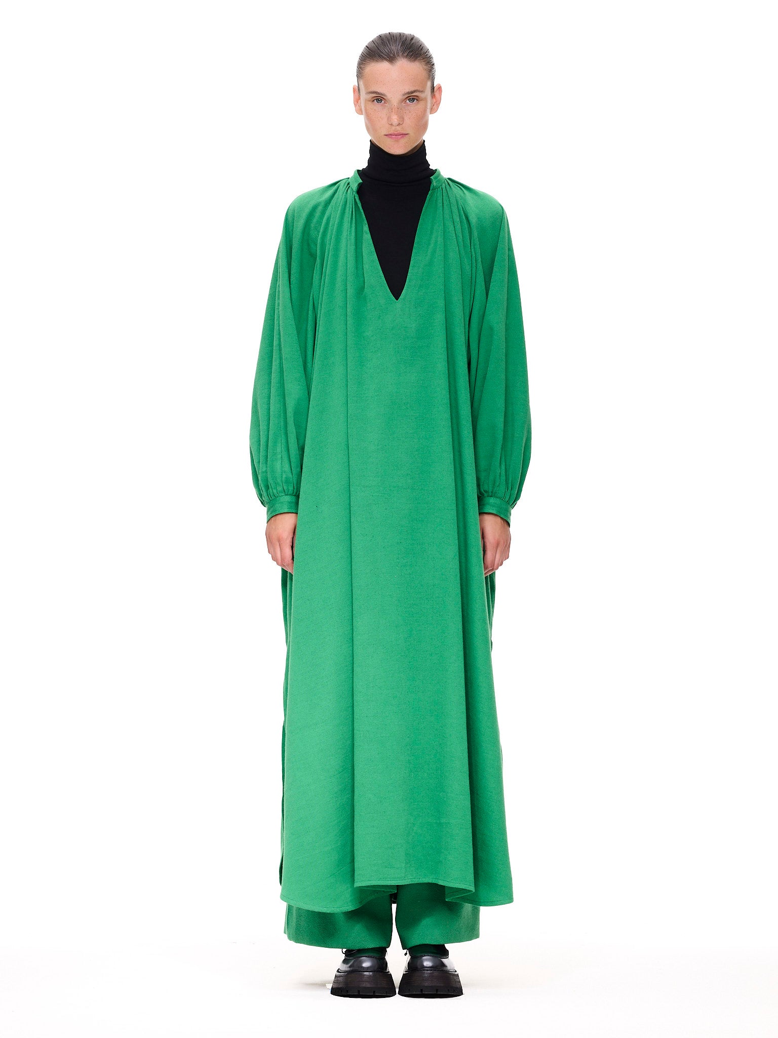 The Touareg Dress : Kelly Green