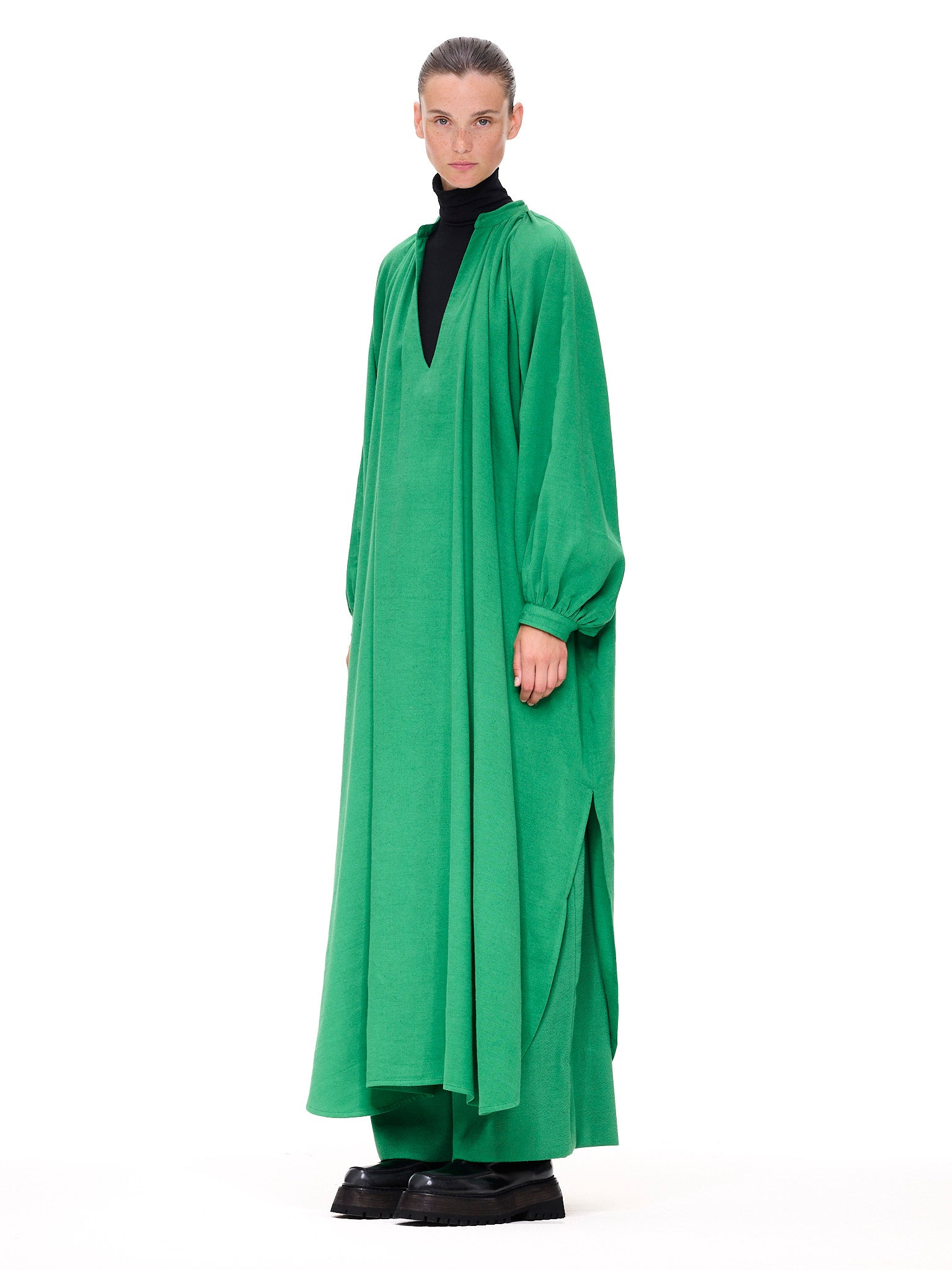 The Touareg Dress : Kelly Green