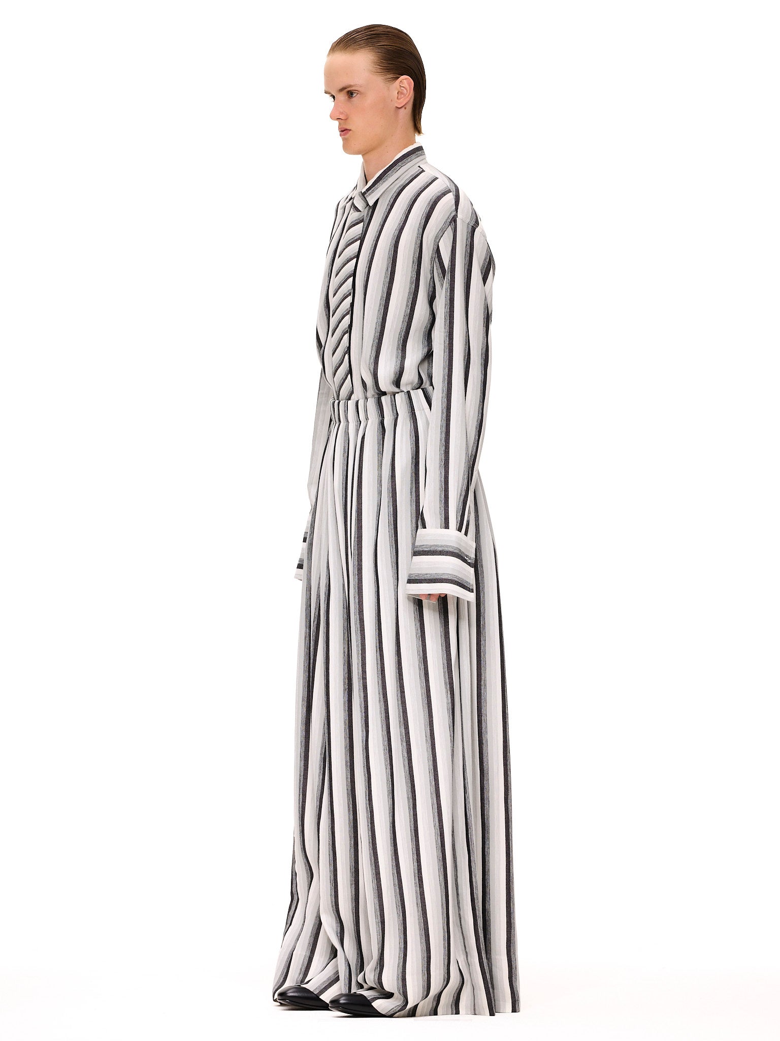 The Wide Leg Pant : Stripe 2