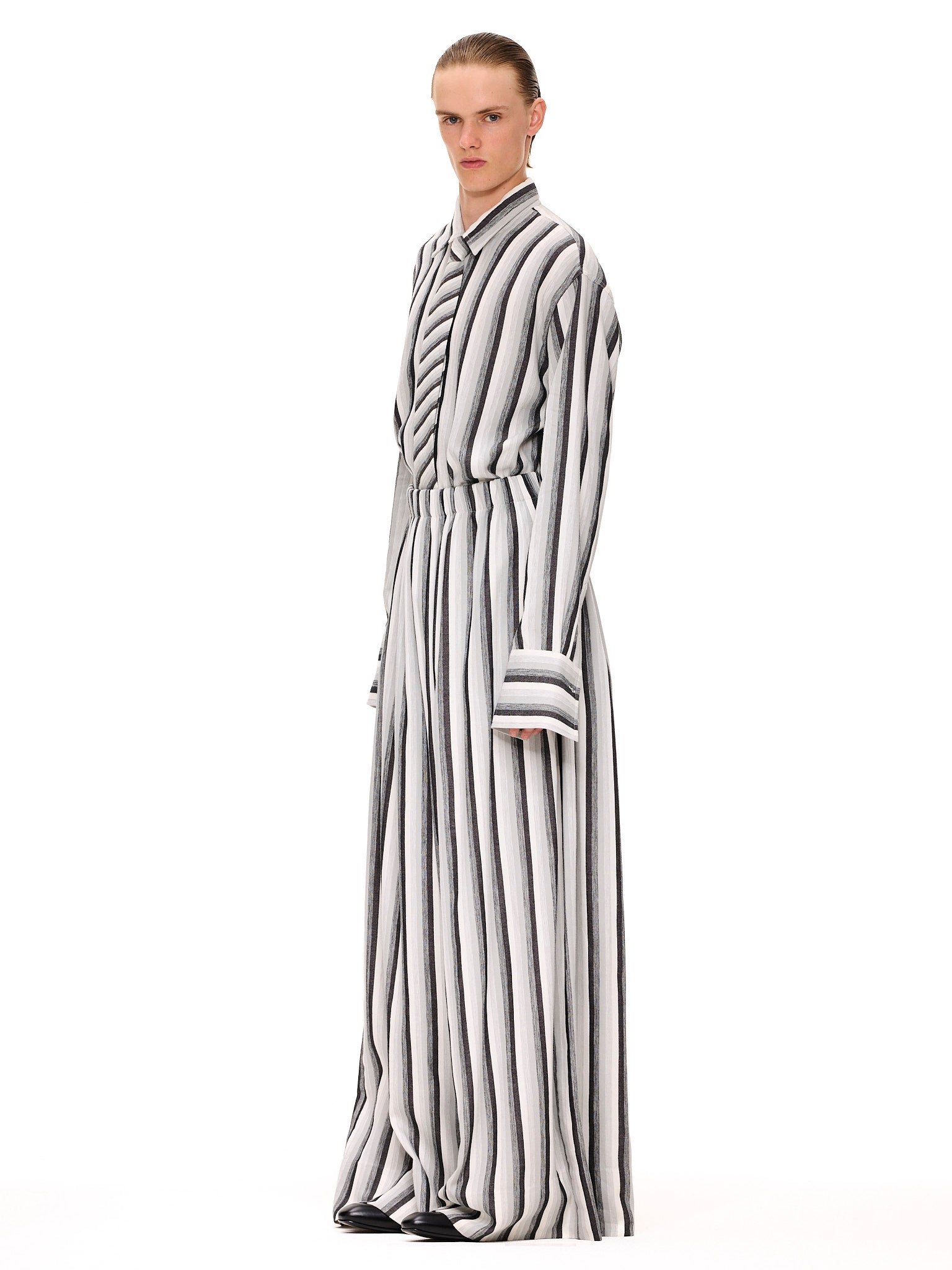 The Wide Leg Pant : Stripe 2