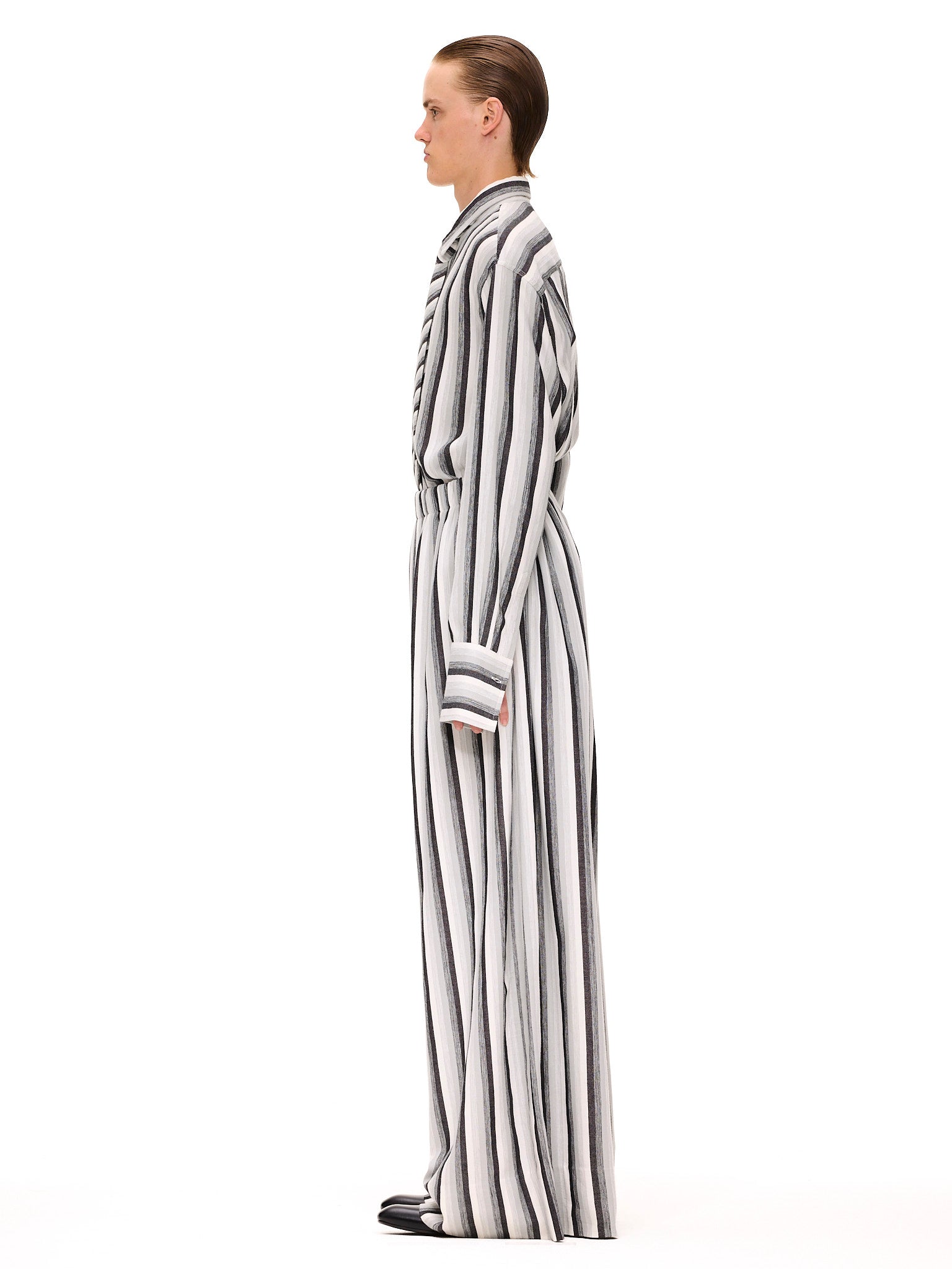 The Wide Leg Pant : Stripe 2