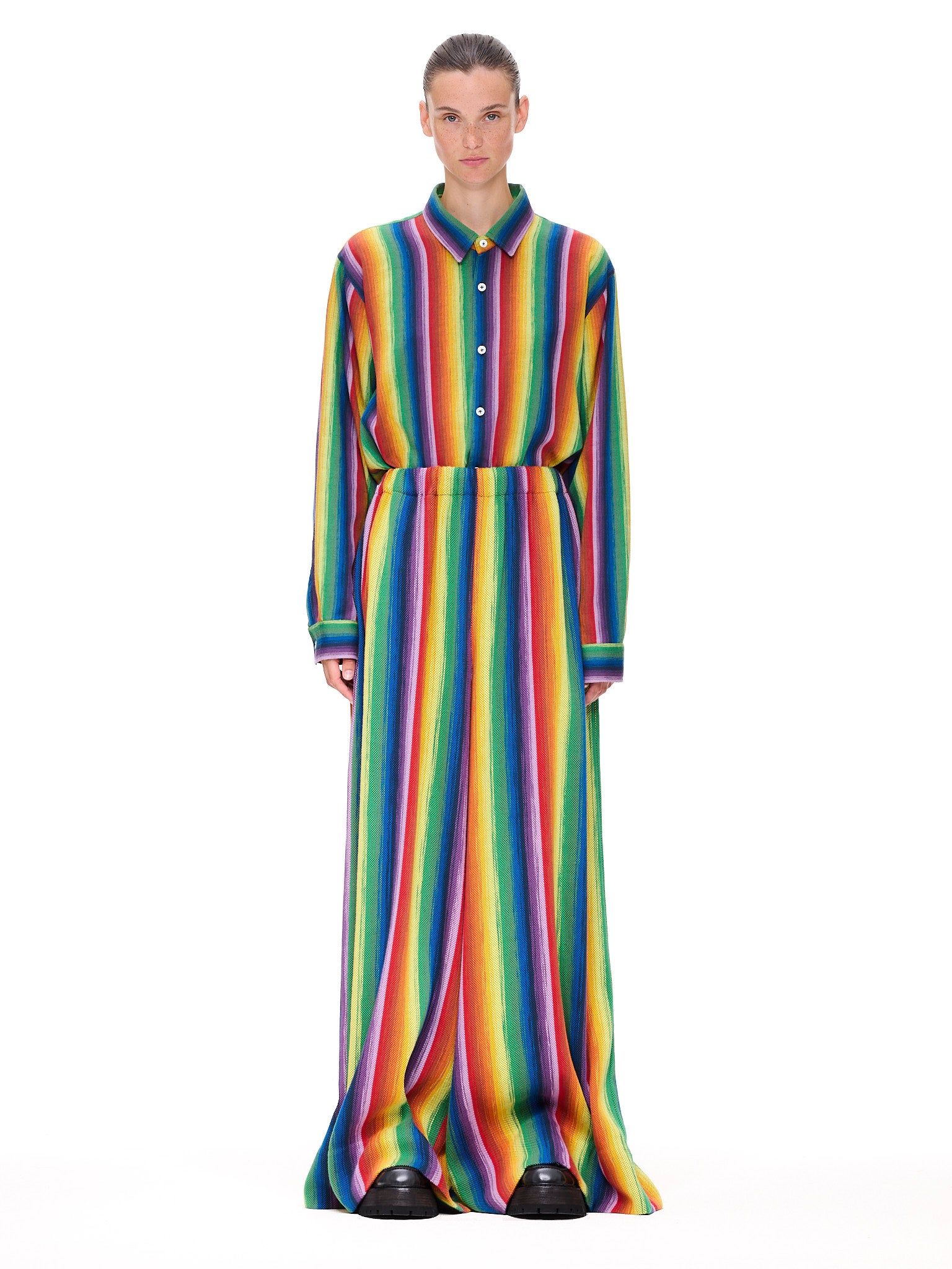 The Wide Leg Pant : Rainbow