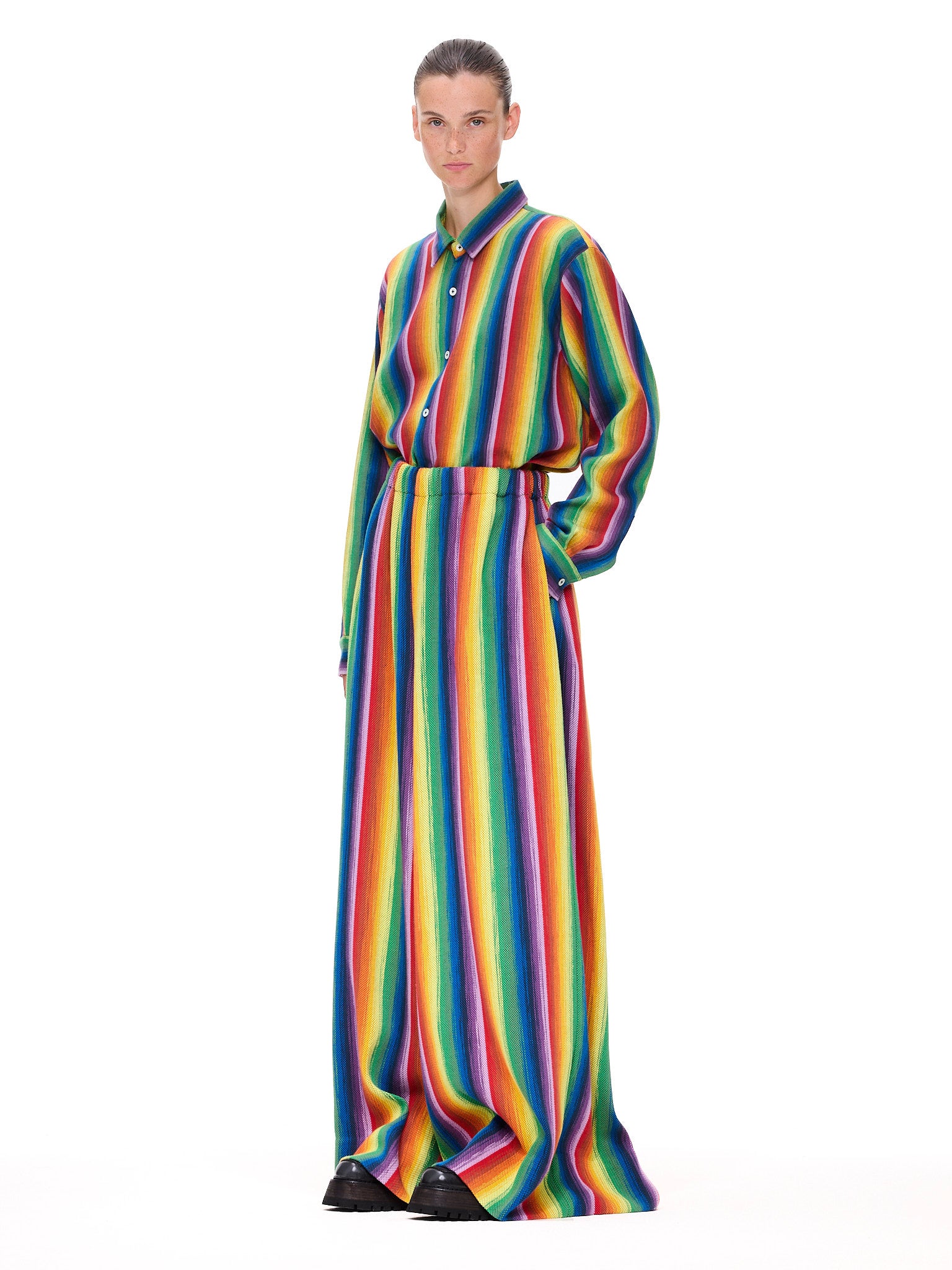 The Wide Leg Pant : Rainbow