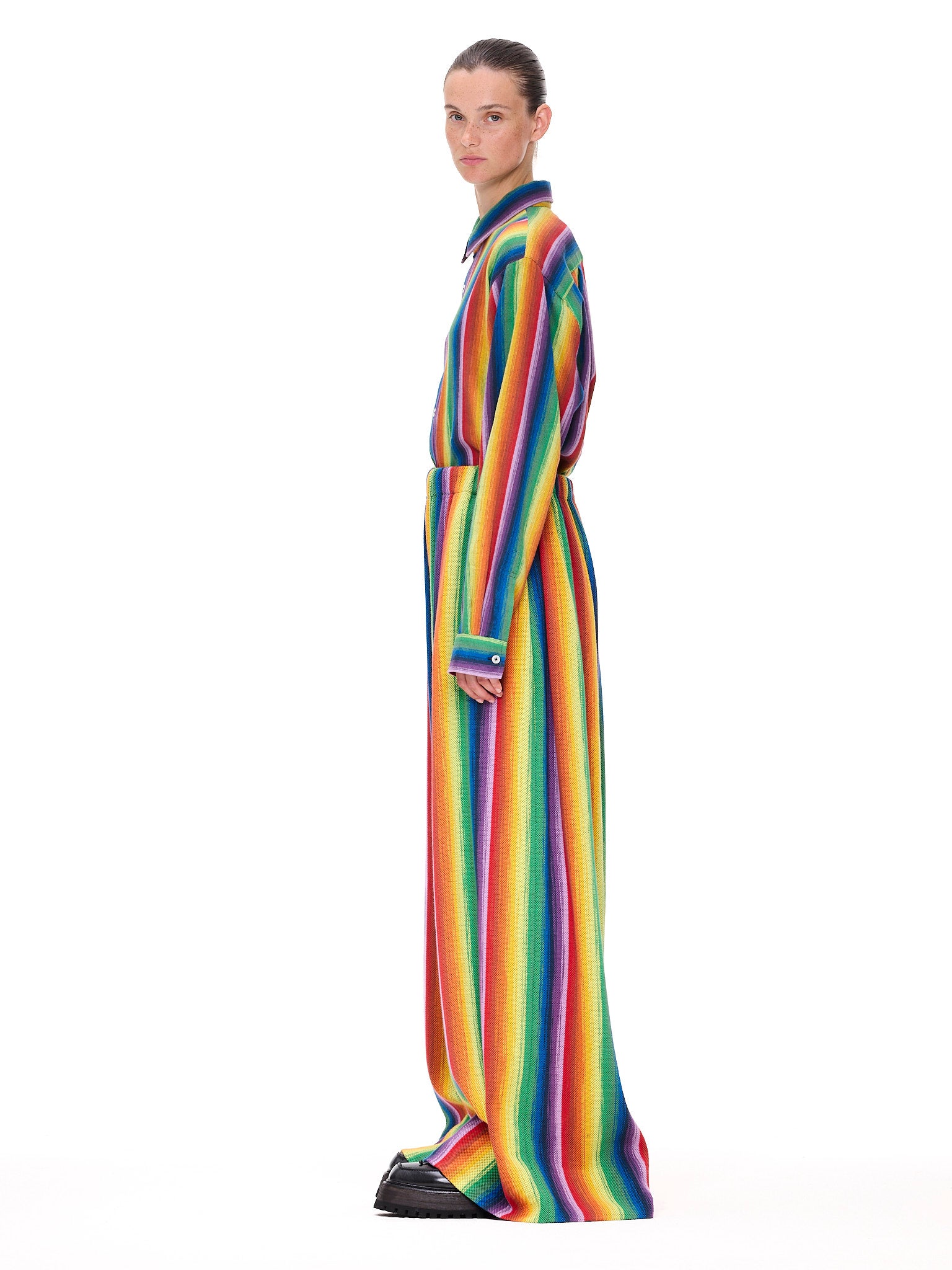 The Wide Leg Pant : Rainbow