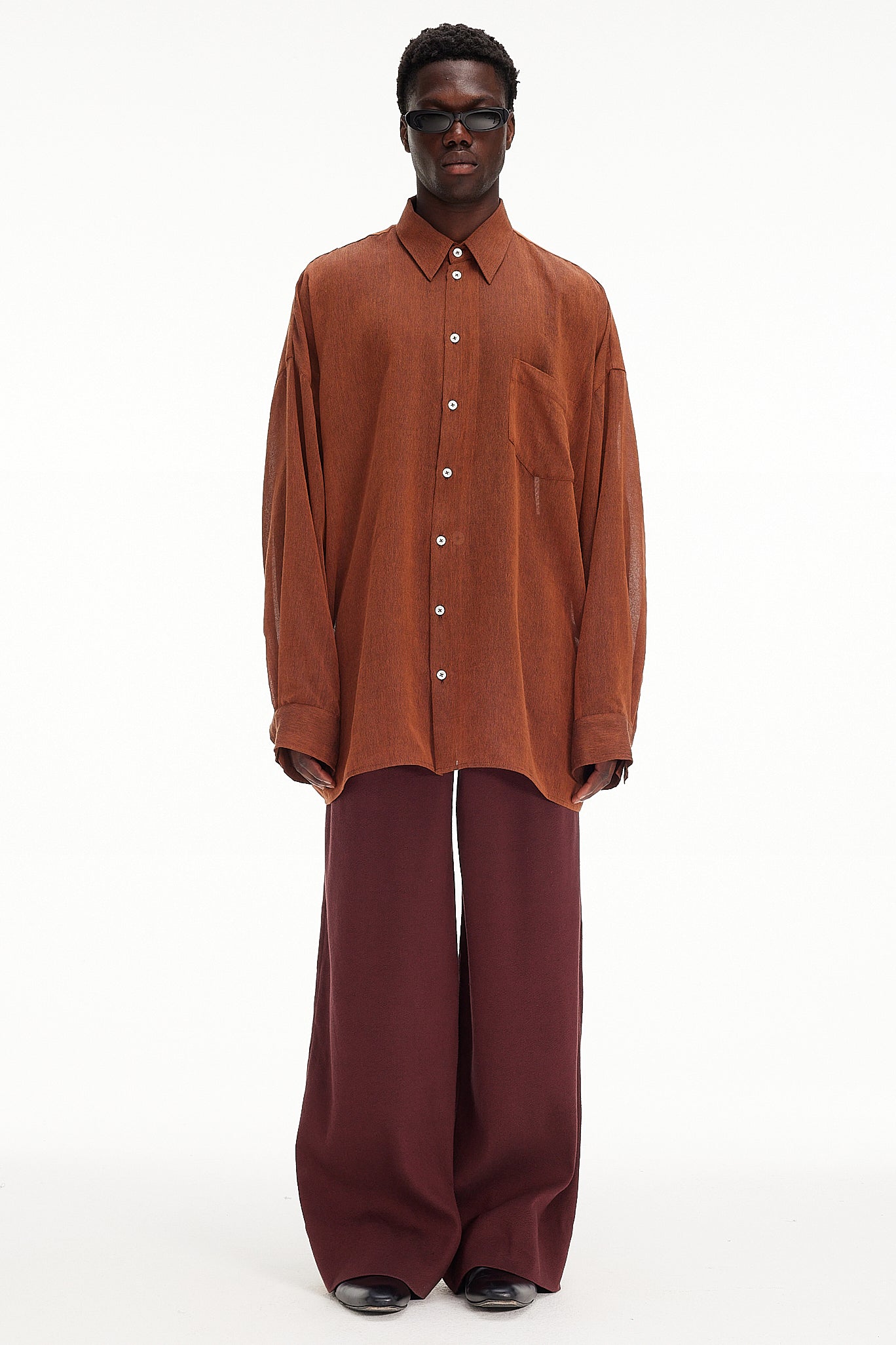 The Oversized Shirt - Tabac