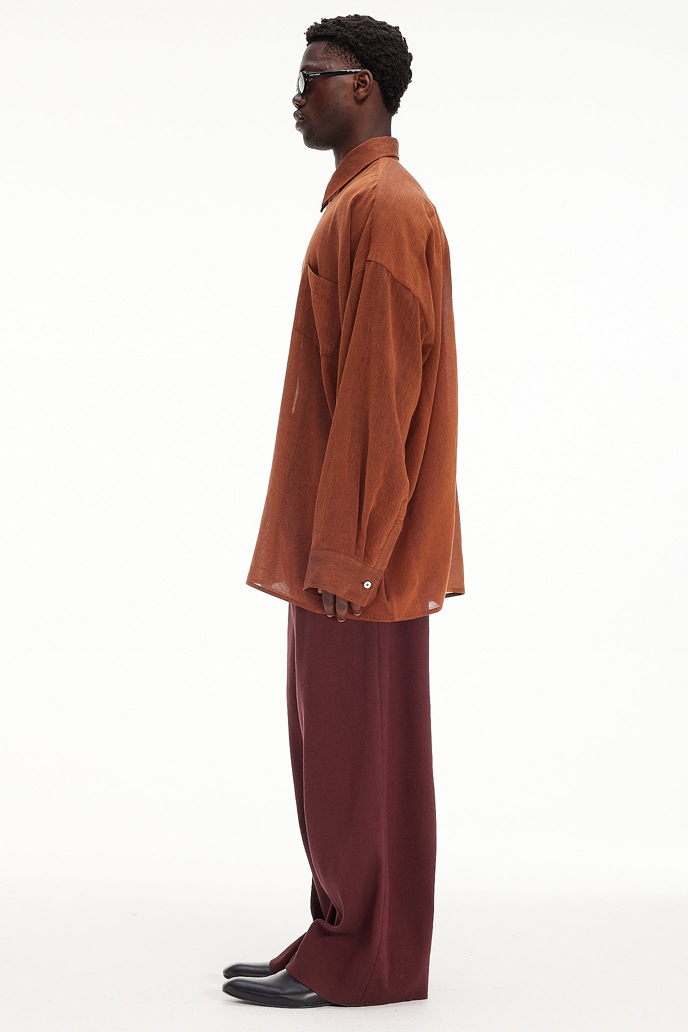 The Oversized Shirt - Tabac