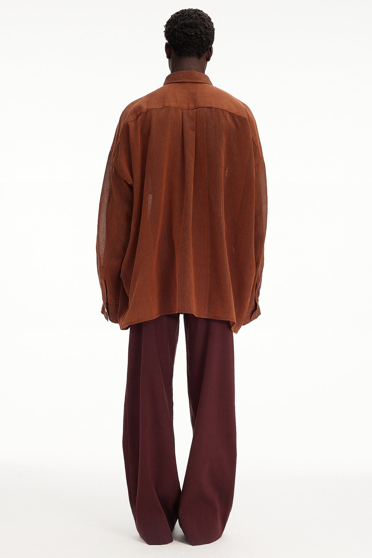 The Oversized Shirt - Tabac