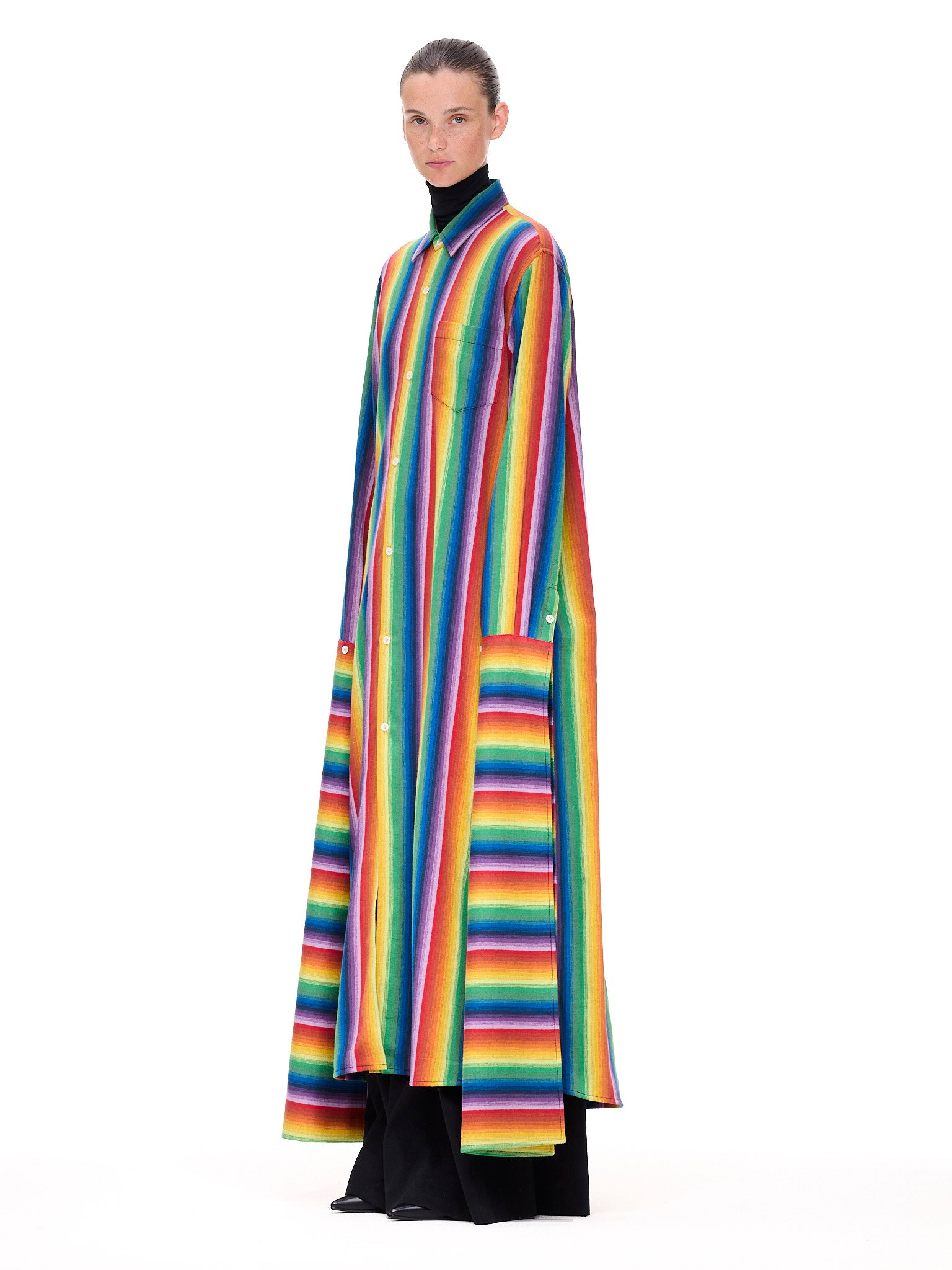 The XL French Cuff Shirt : Rainbow