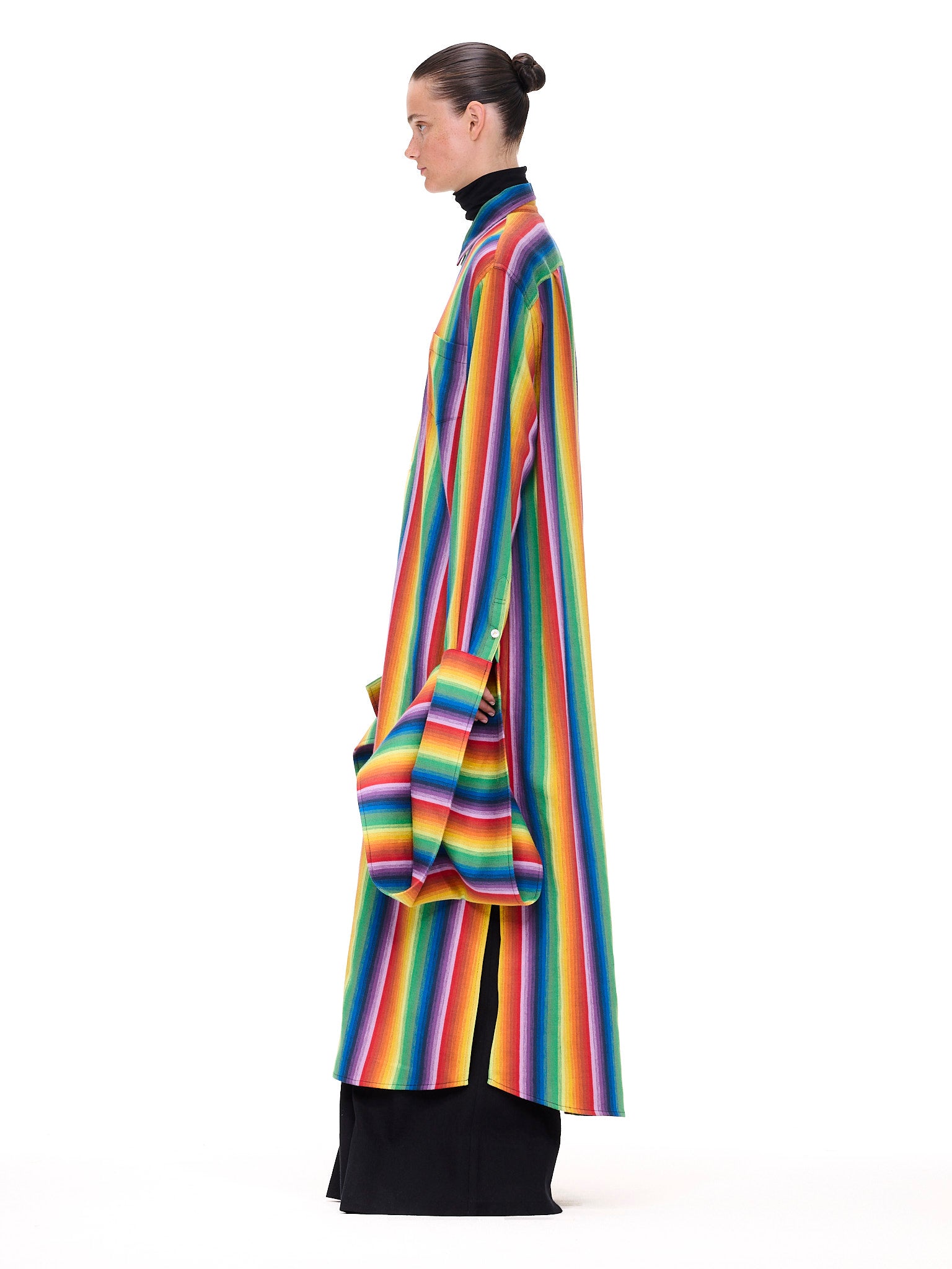 The XL French Cuff Shirt : Rainbow