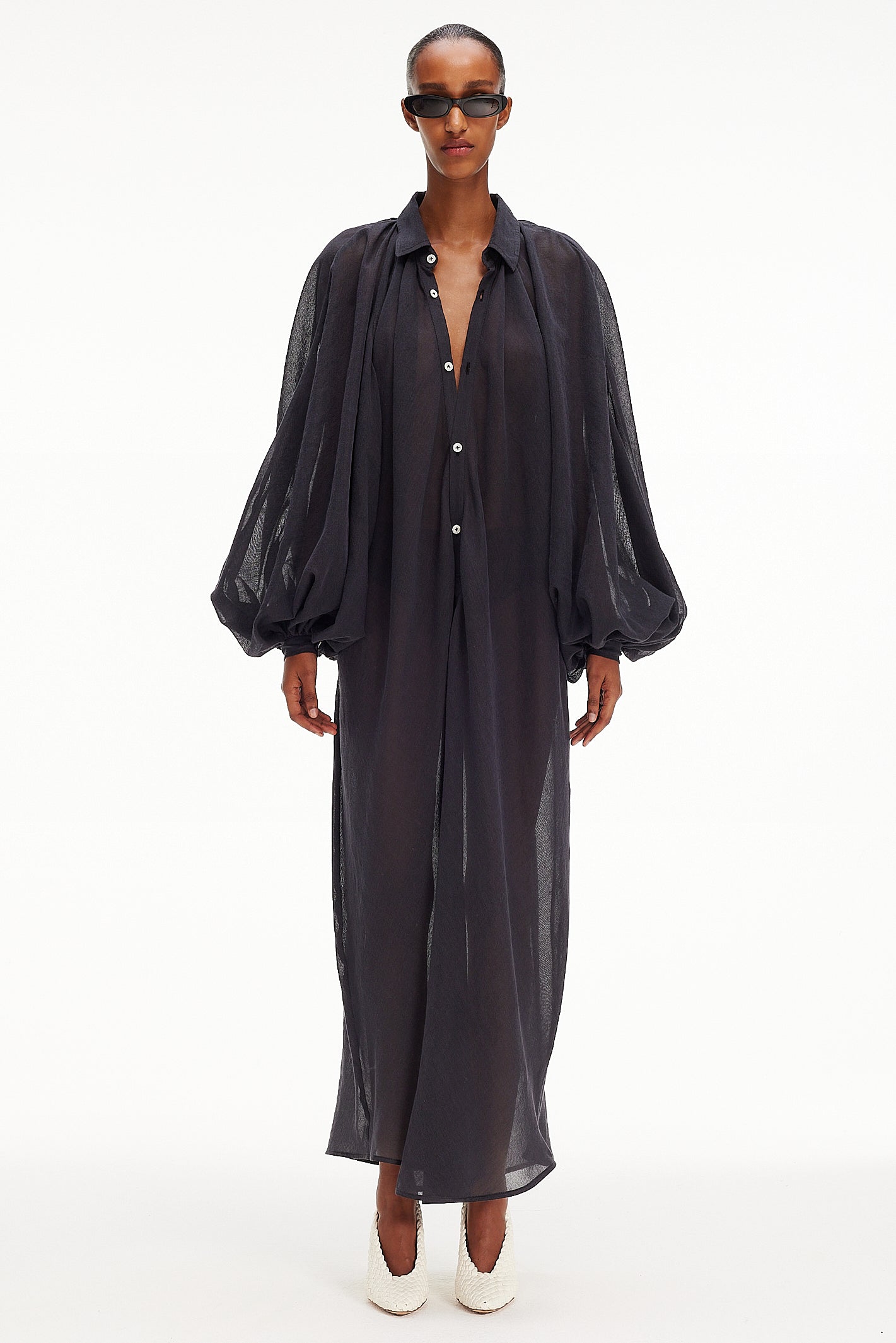 The Touareg Dress - Charcoal
