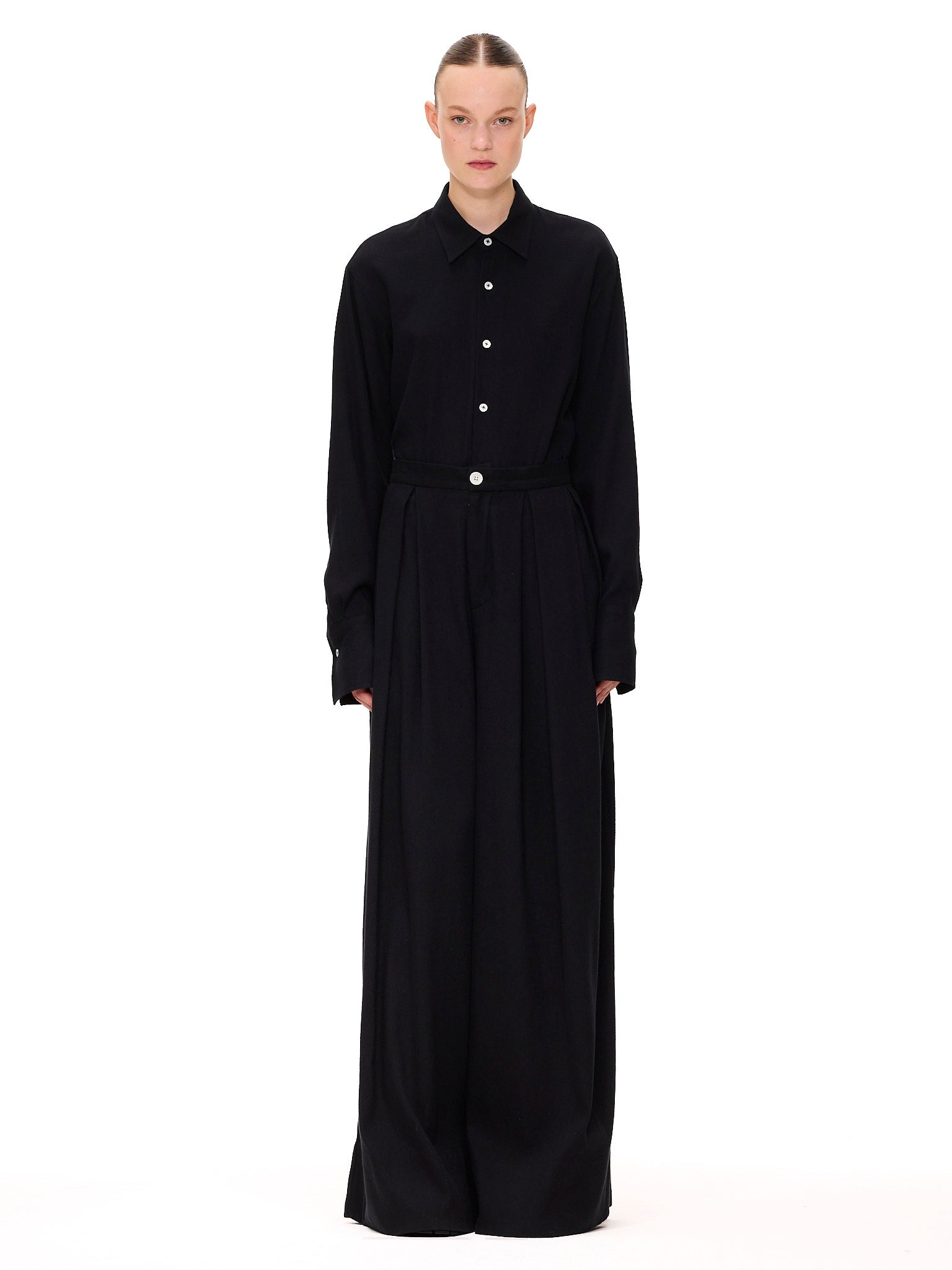 The High Waisted Trouser : Black