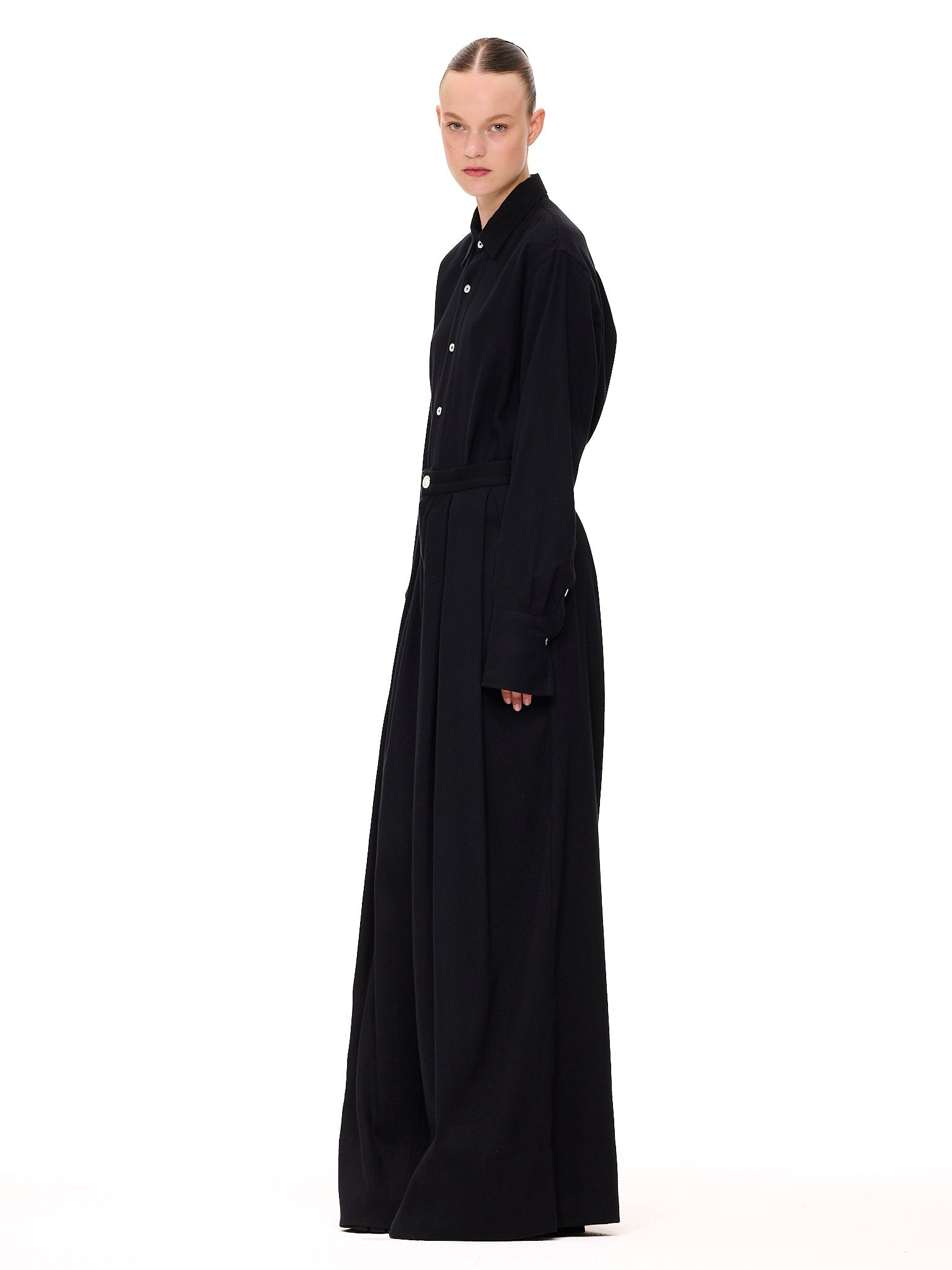 The High Waisted Trouser : Black