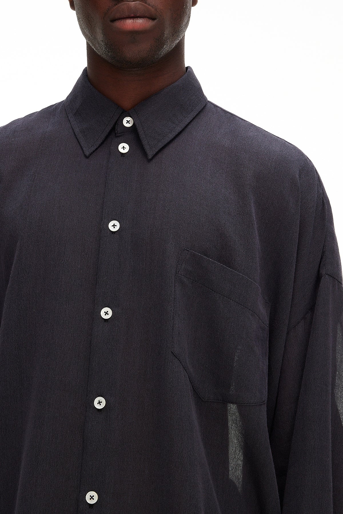 The Oversized Shirt - Charcoal