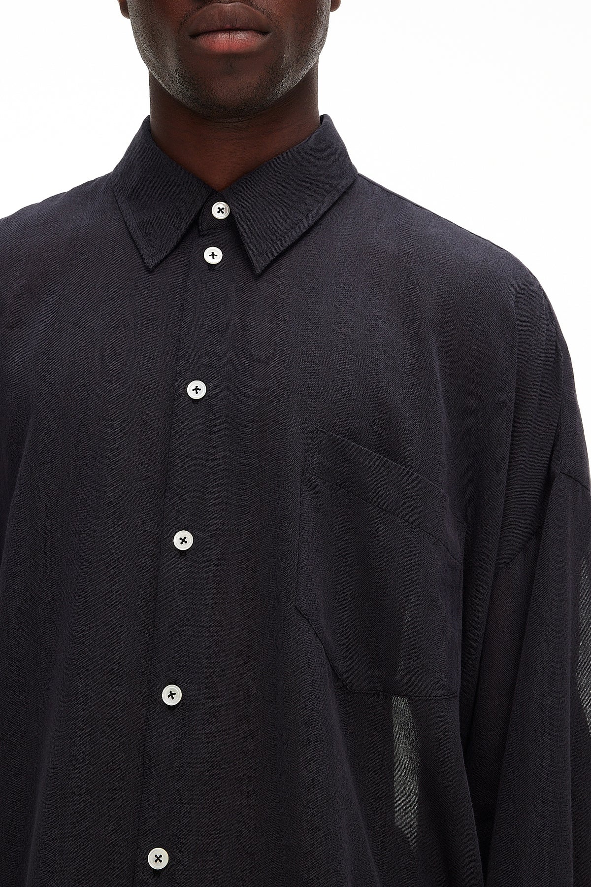 The Oversized Shirt - Charcoal