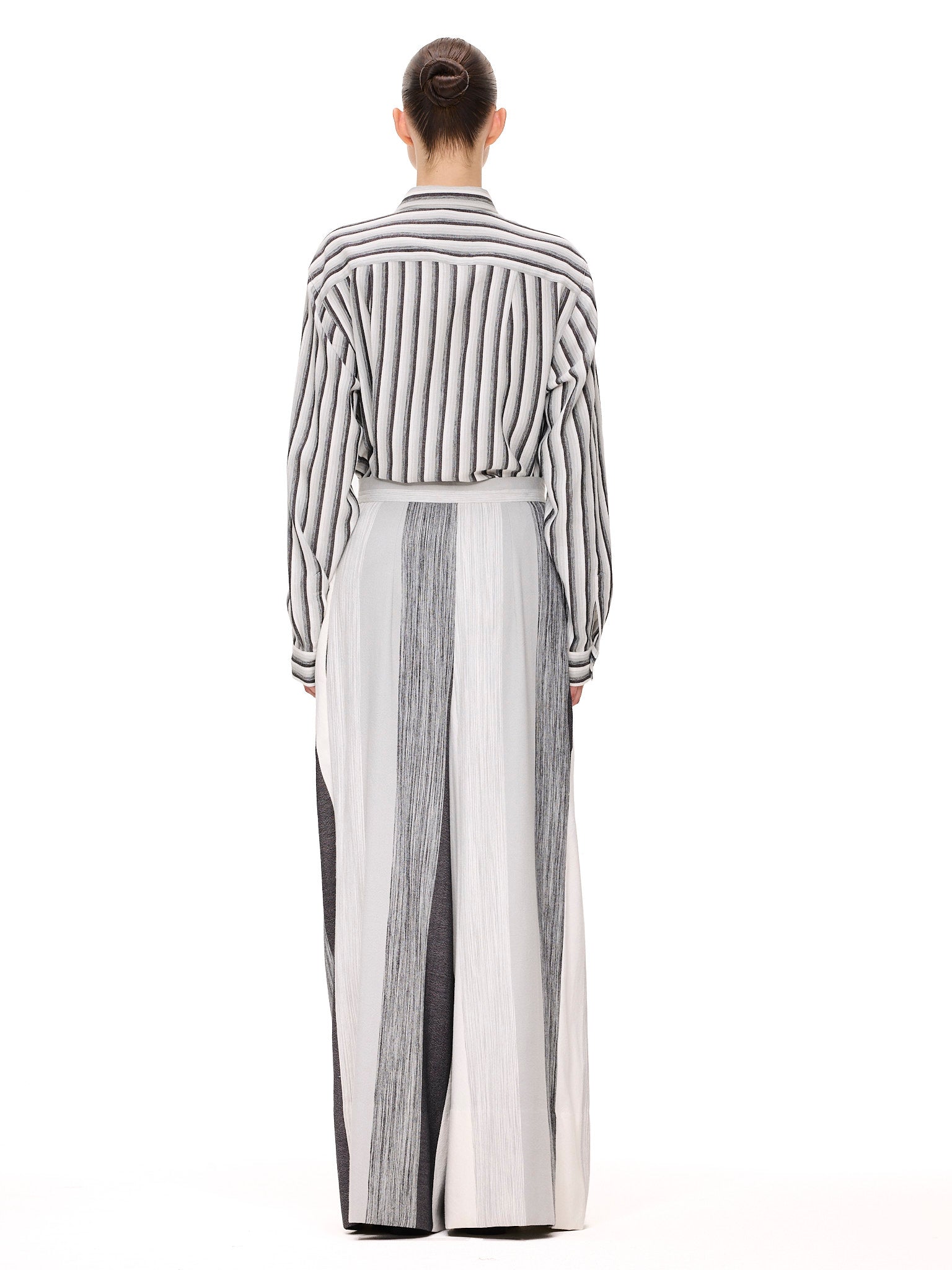 The High Waisted Trouser : Stripe 5