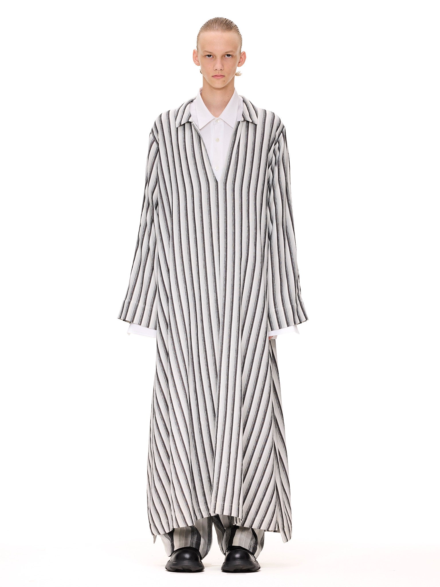 The V-Neck Caftan : Stripe 1