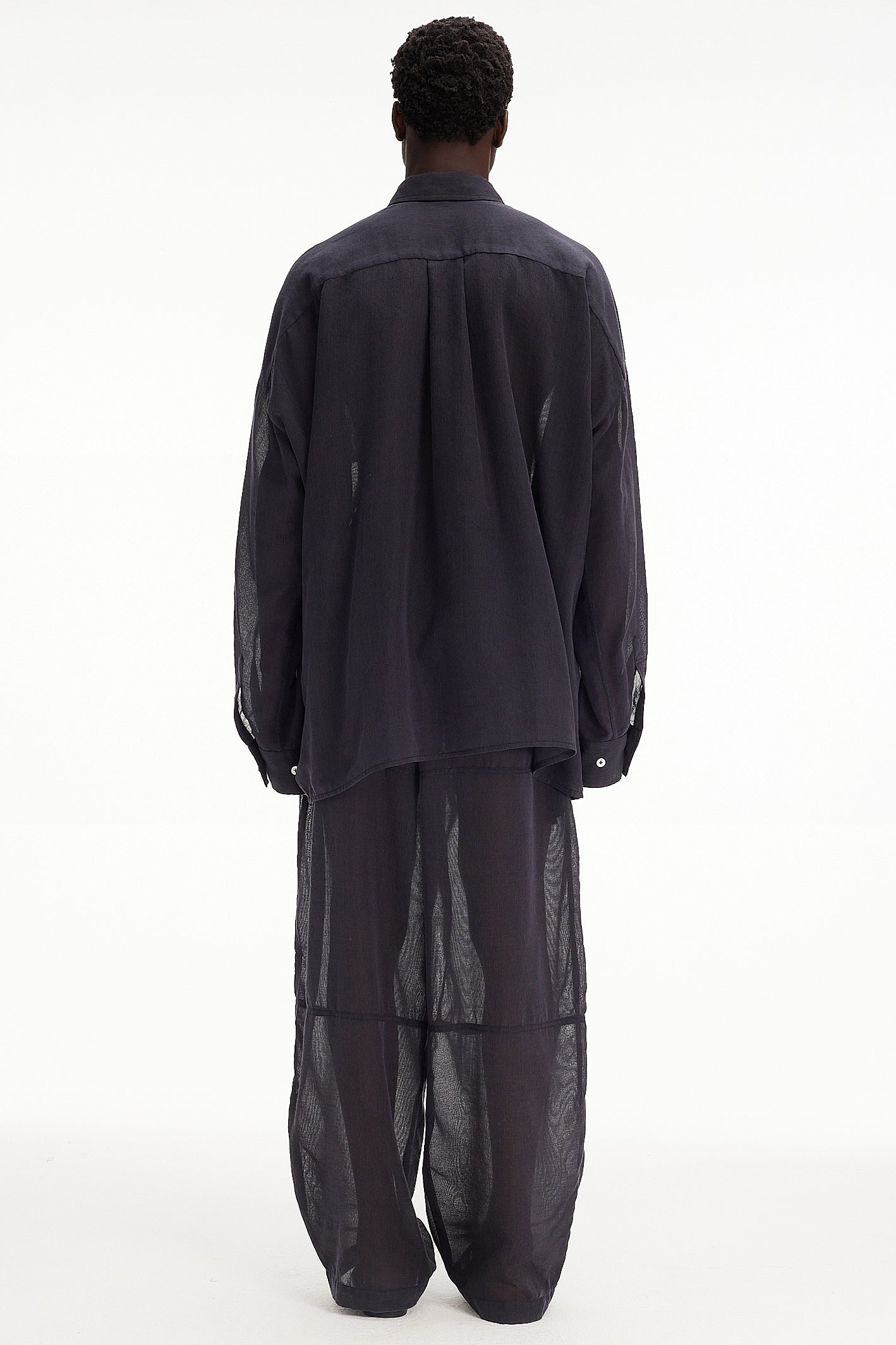 The Oversized Shirt - Charcoal