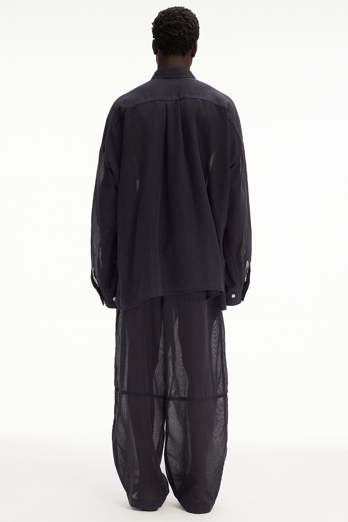 The Oversized Shirt - Charcoal