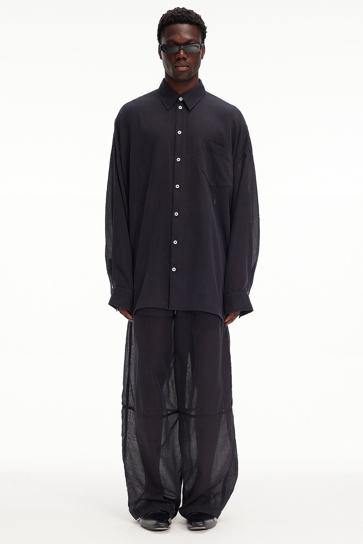 The Oversized Shirt - Charcoal