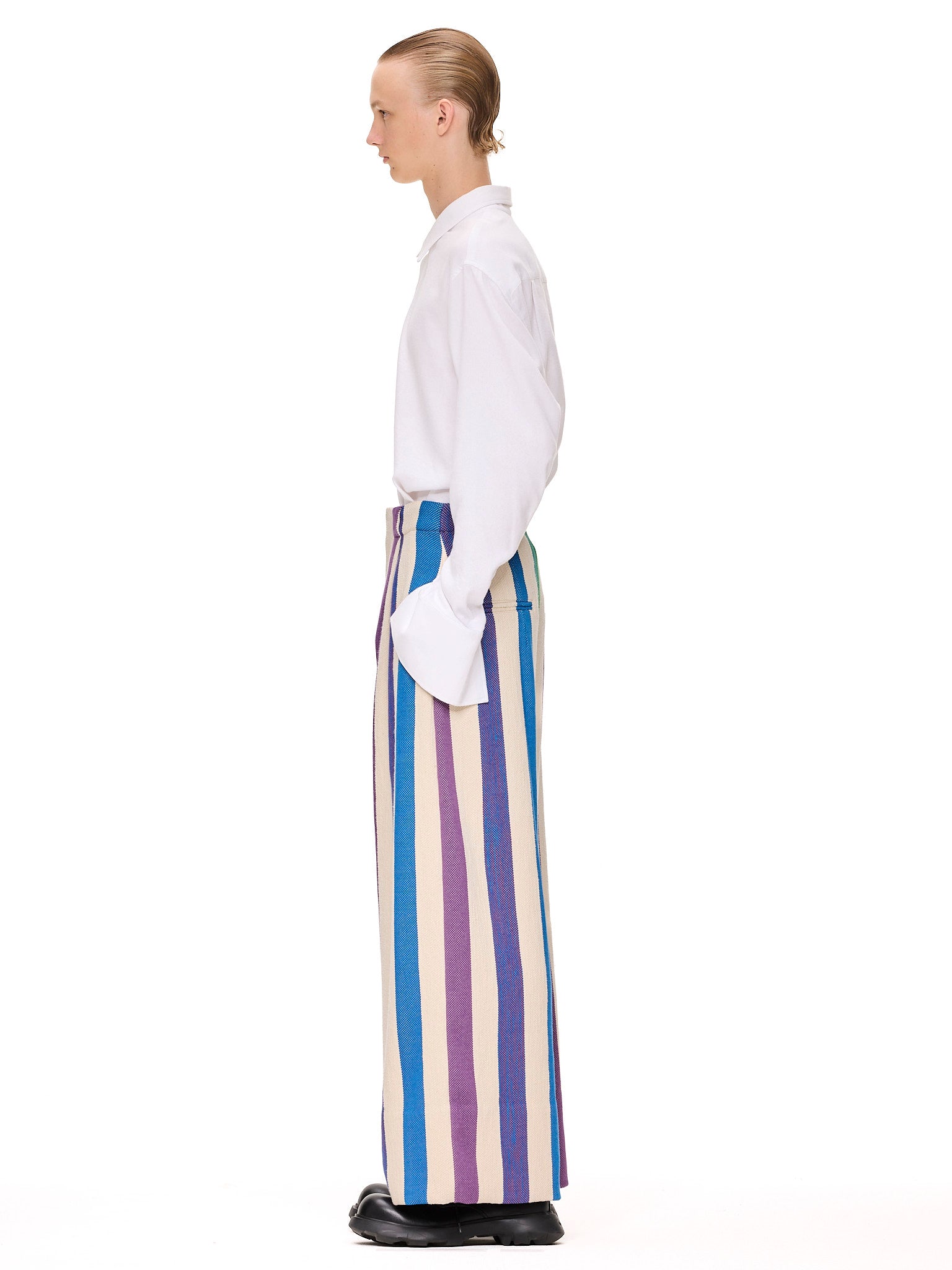 The Cropped Pant : Rainbow Flamme