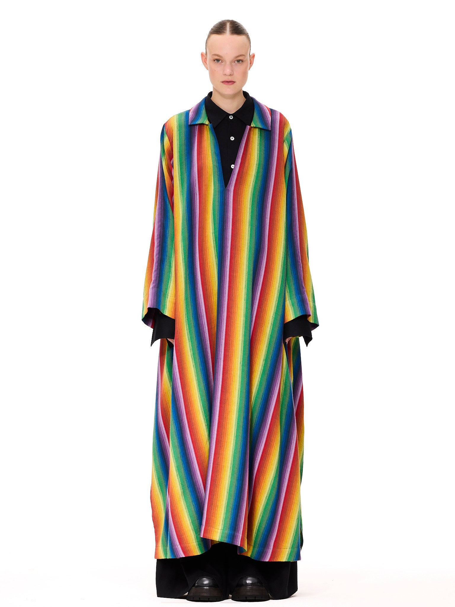 The V-Neck Caftan : Rainbow