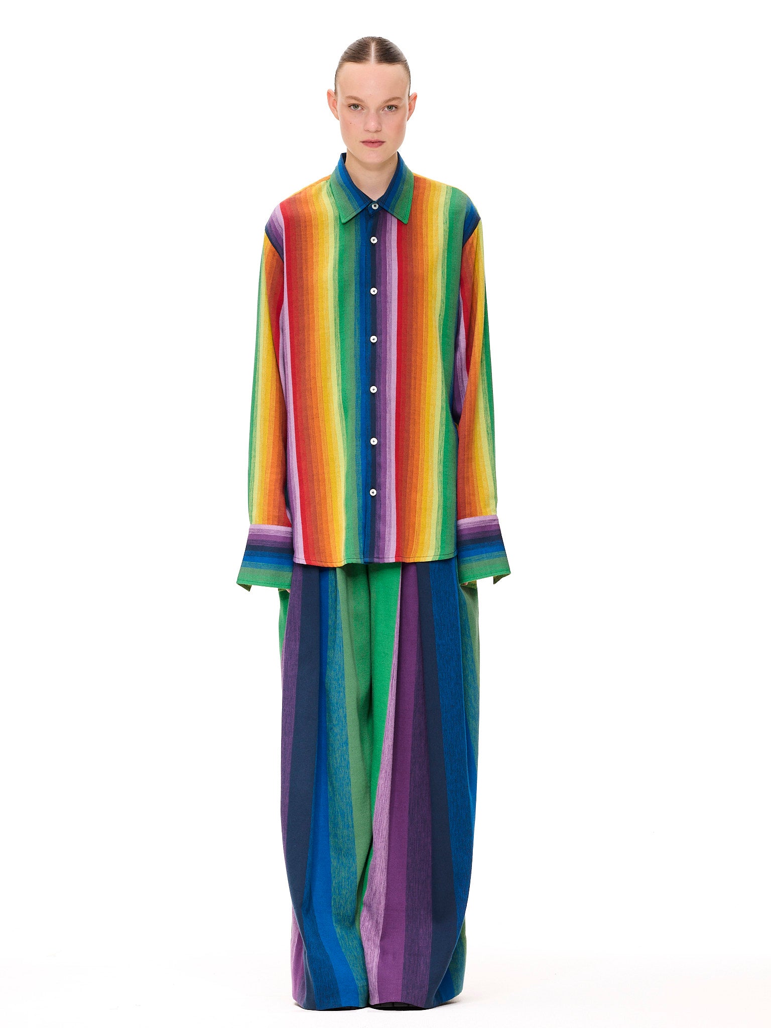 The French Cuff Shirt : Rainbow