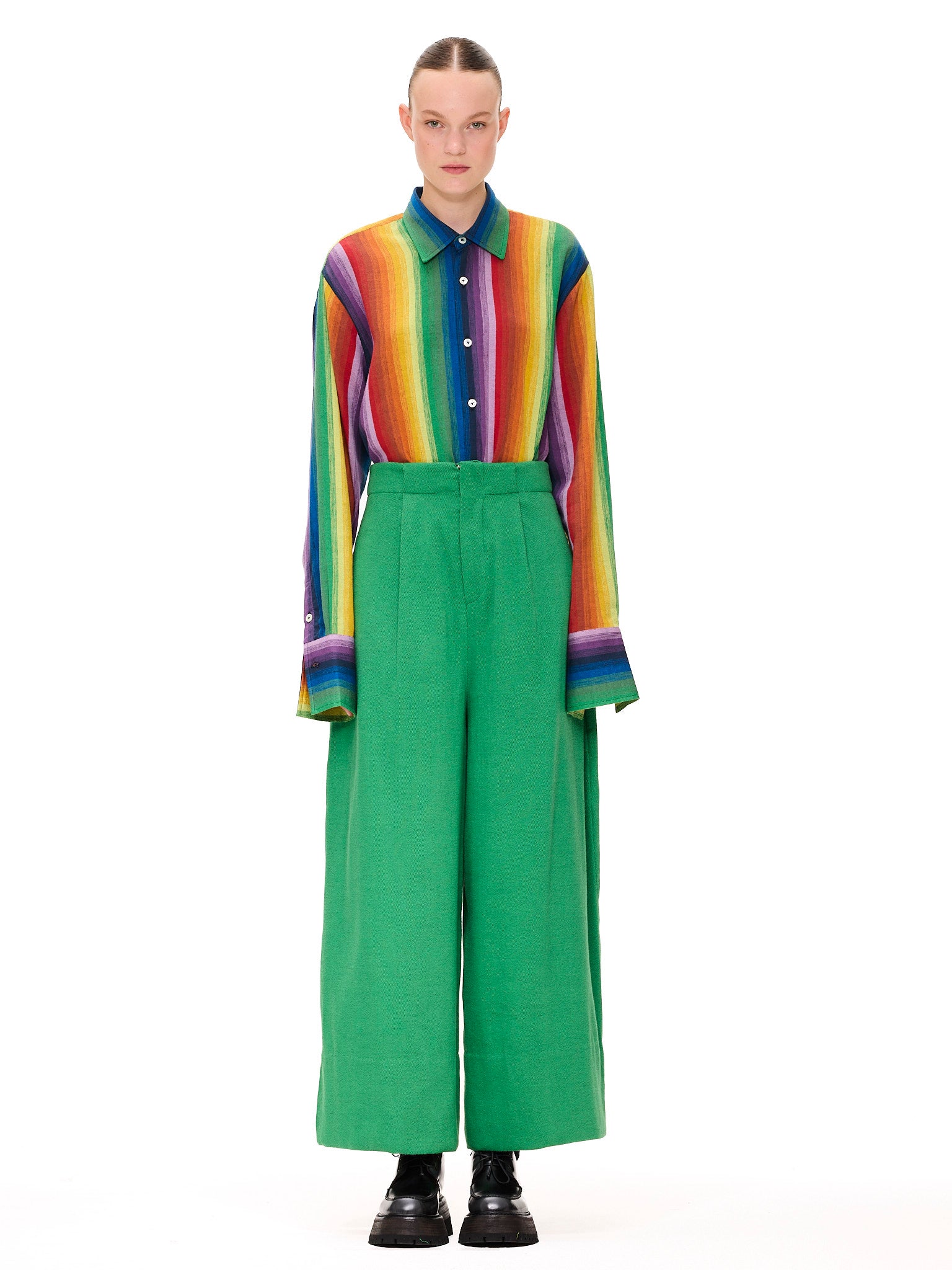 The Cropped Pant : Kelly Green