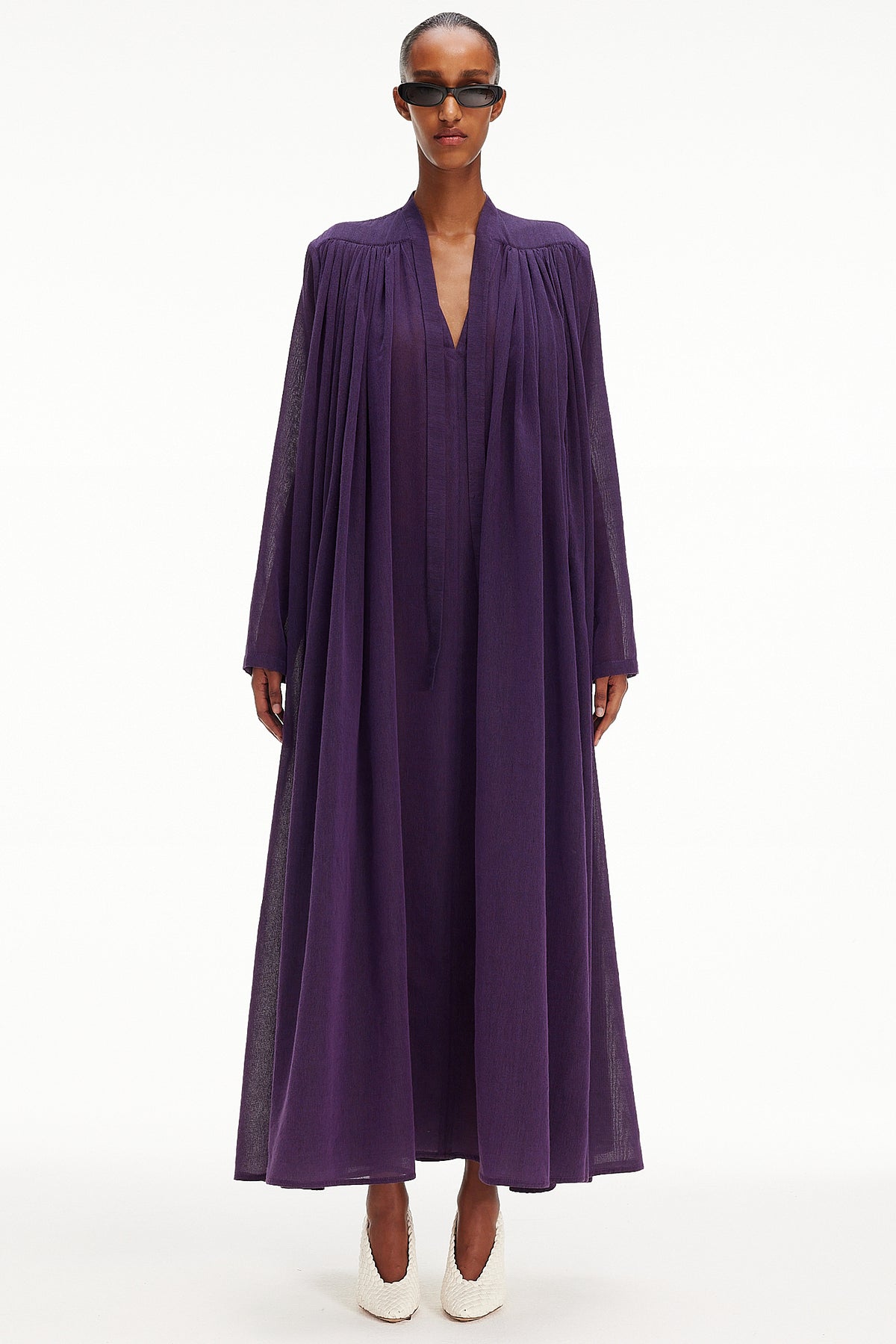 The Tie Dress - Purple