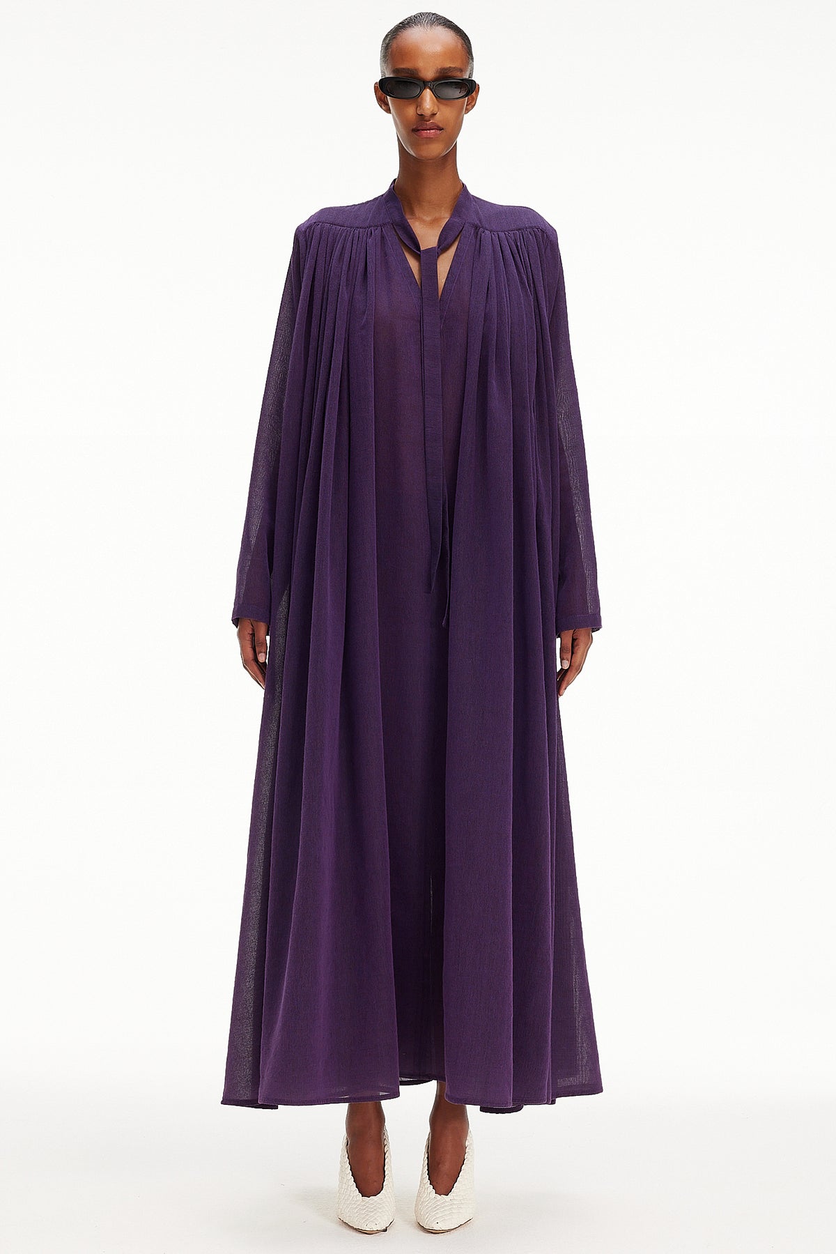 The Tie Dress - Purple