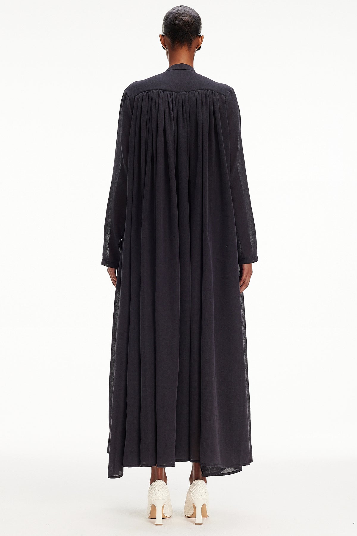 The Tie Dress - Charcoal