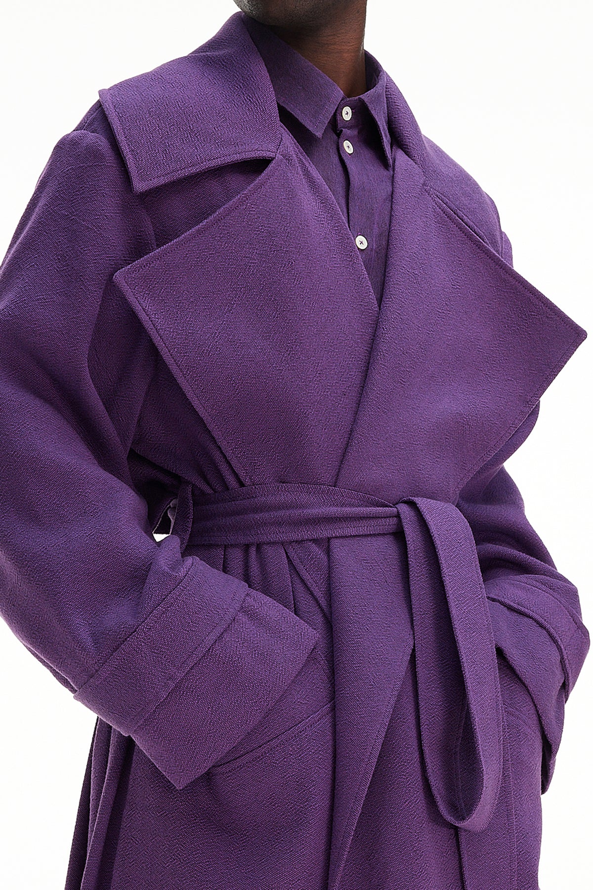 The Trench Coat : Purple