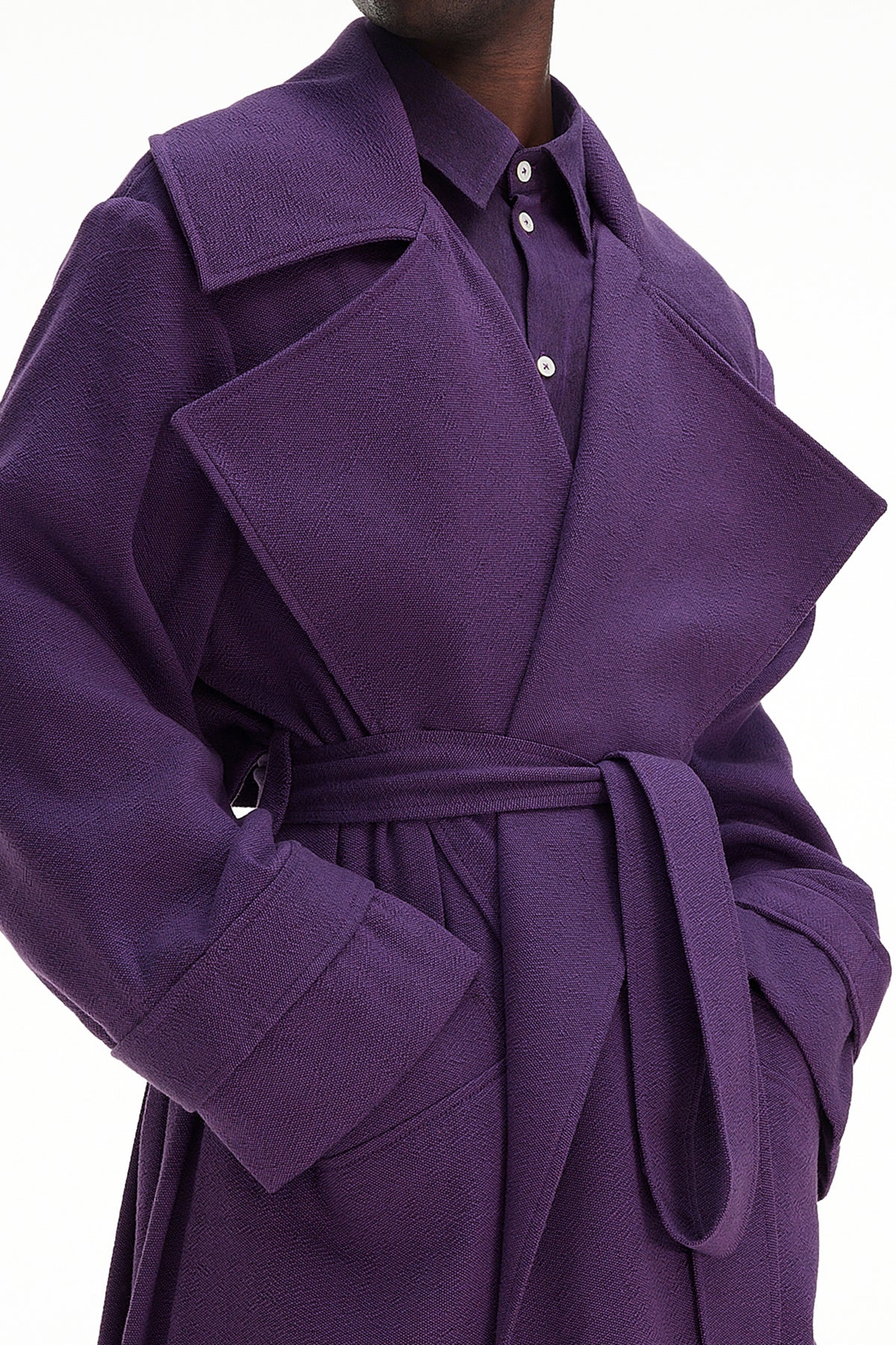 The Trench Coat : Purple