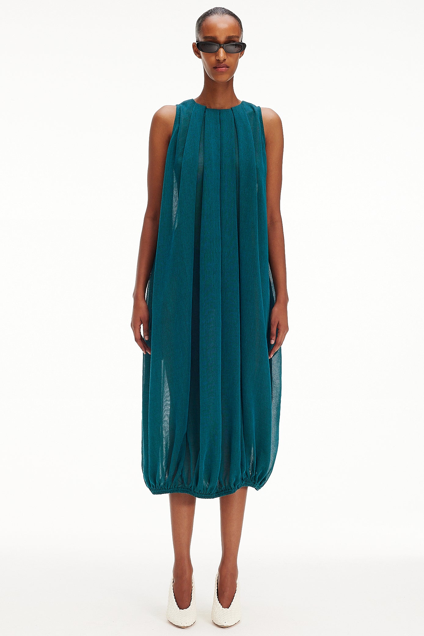 The Balloon Dress - Blue Sapphire