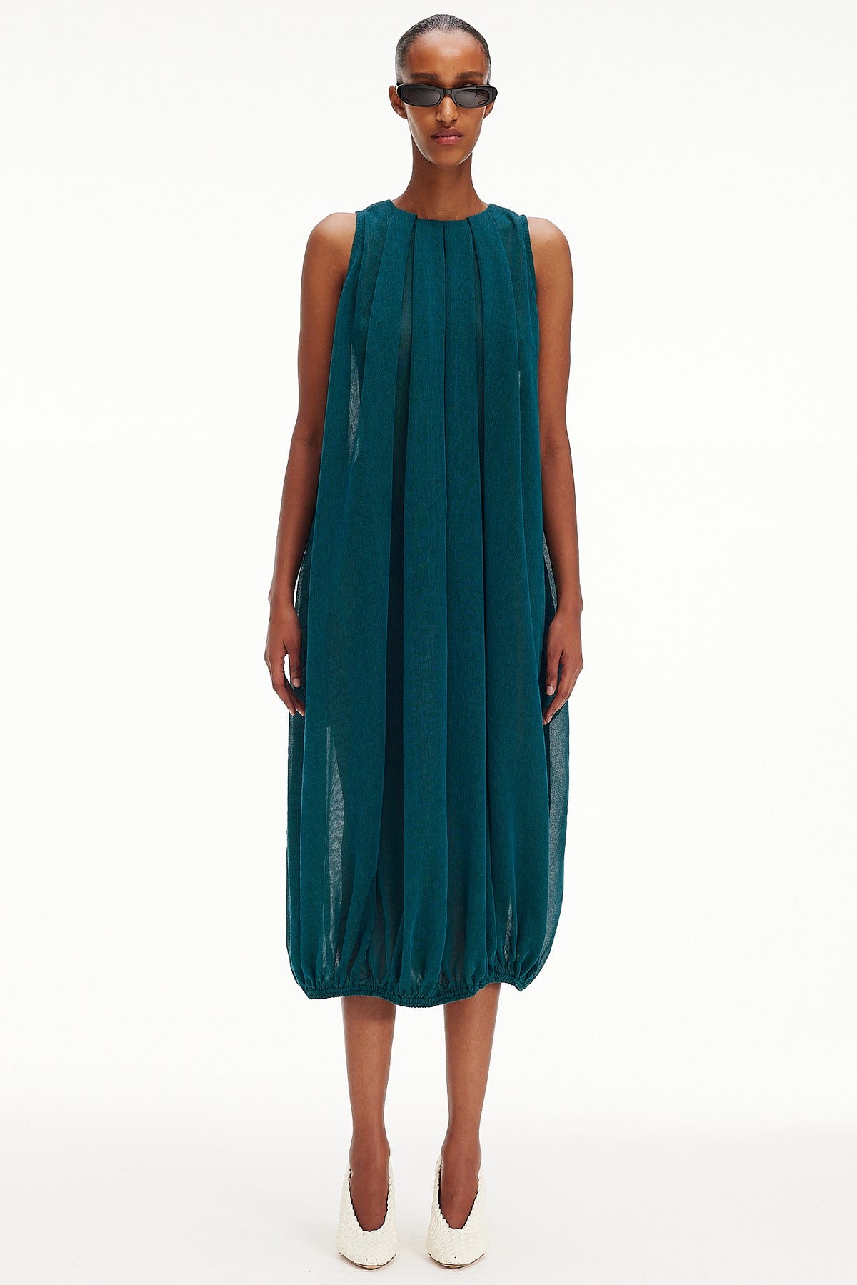 The Balloon Dress - Blue Sapphire
