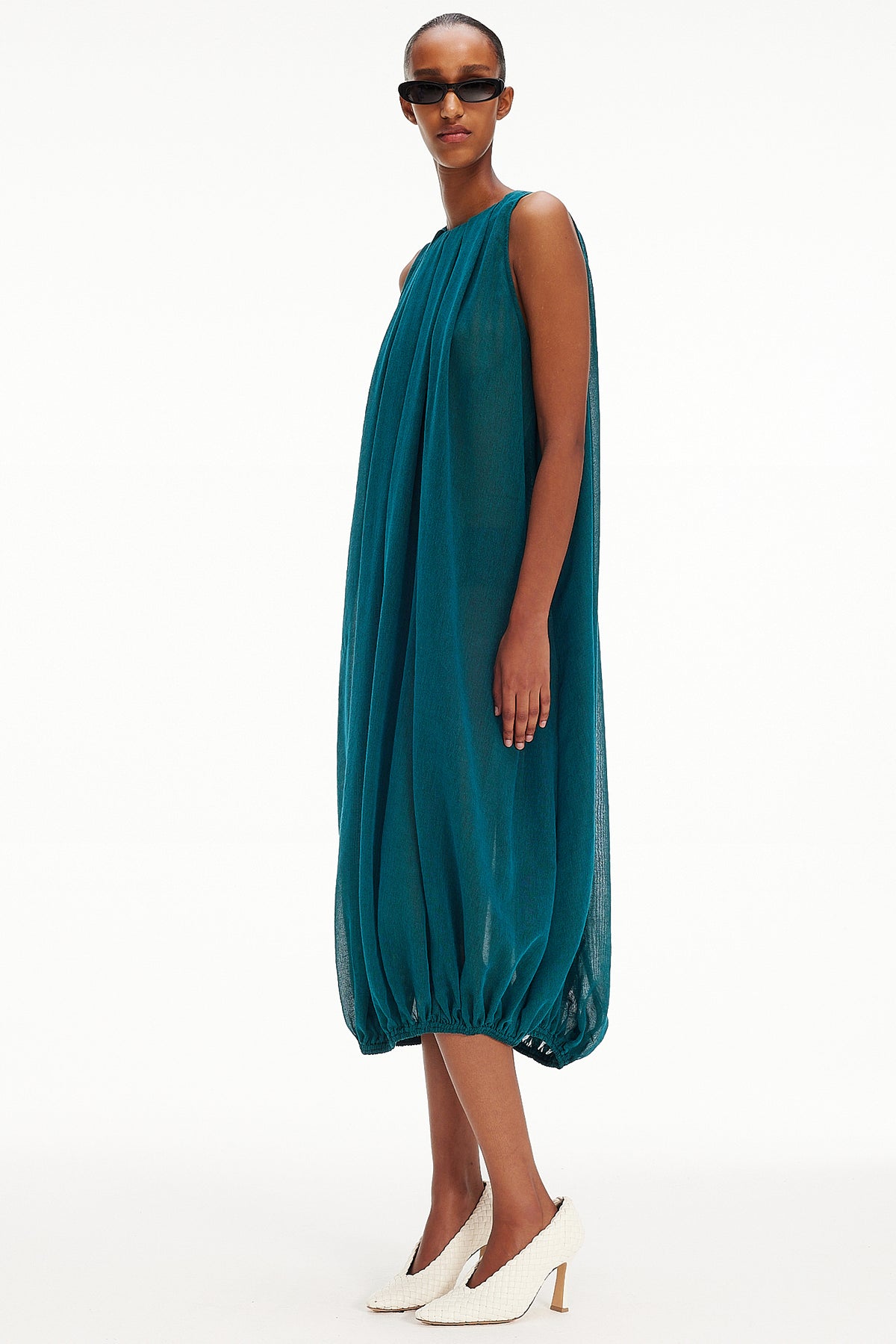 The Balloon Dress - Blue Sapphire
