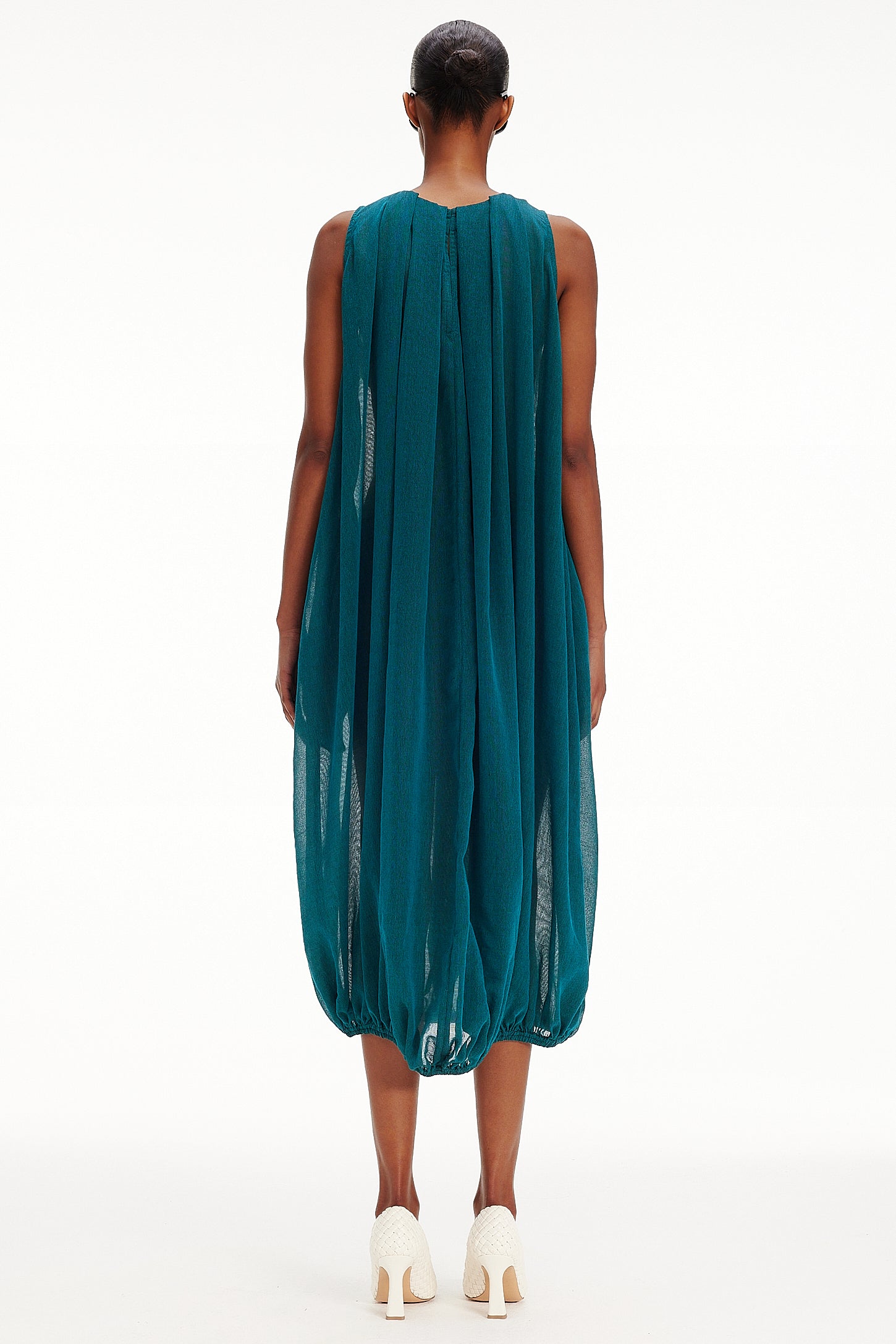 The Balloon Dress - Blue Sapphire