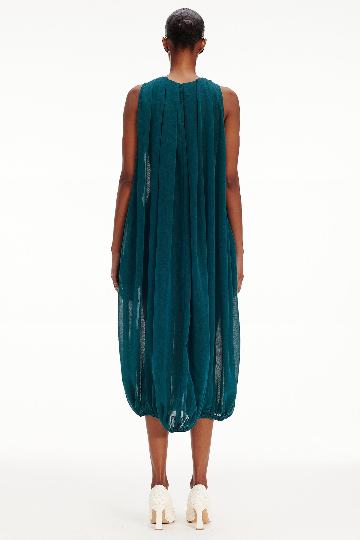The Balloon Dress - Blue Sapphire