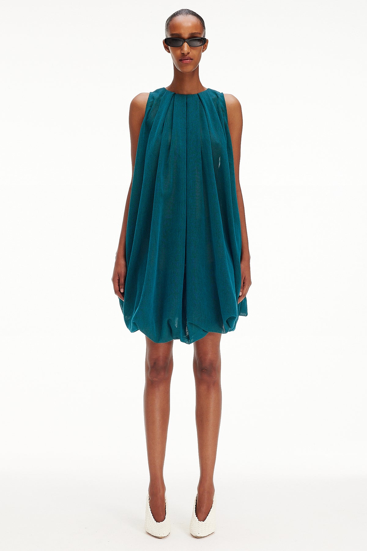 The Balloon Dress - Blue Sapphire