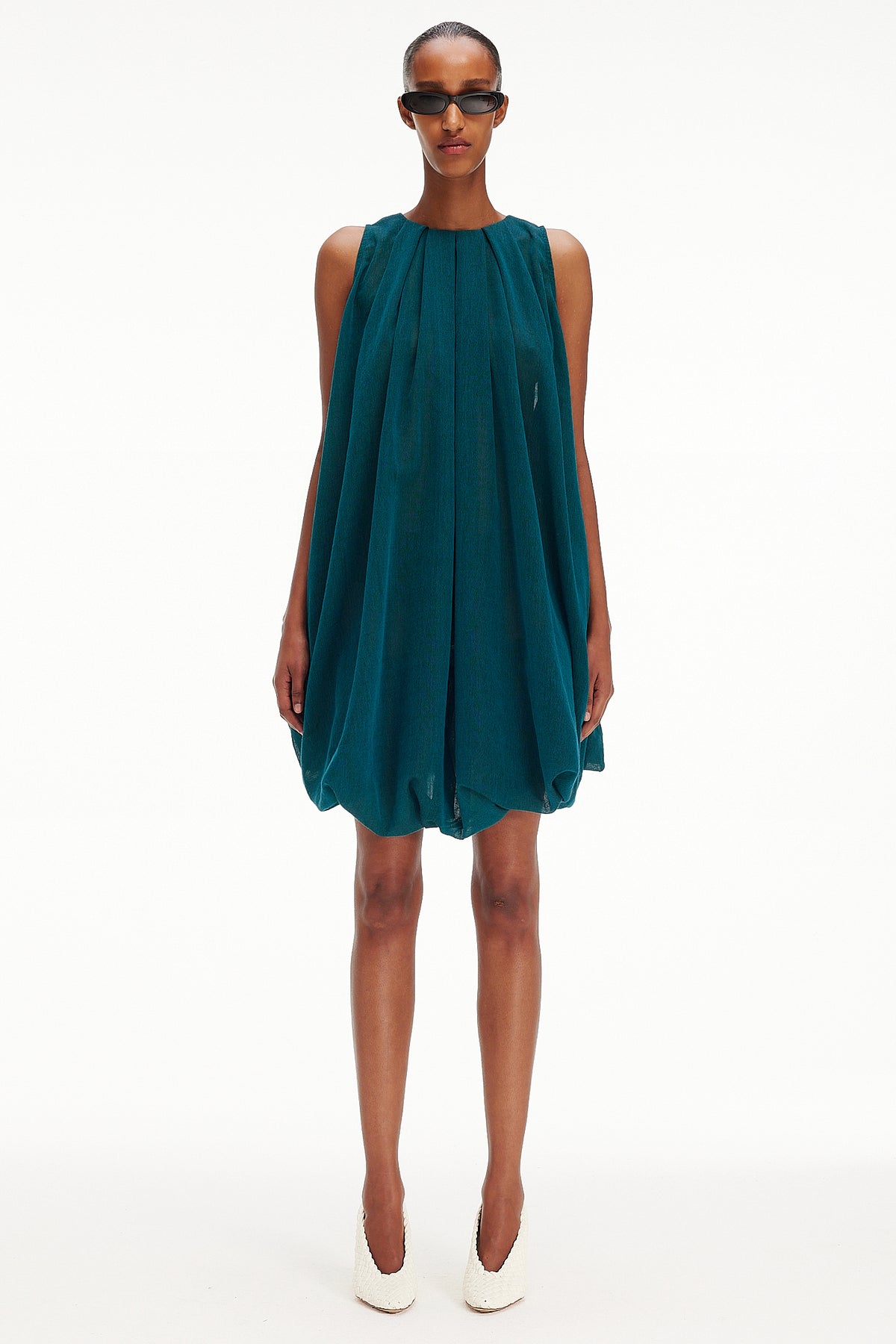 The Balloon Dress - Blue Sapphire
