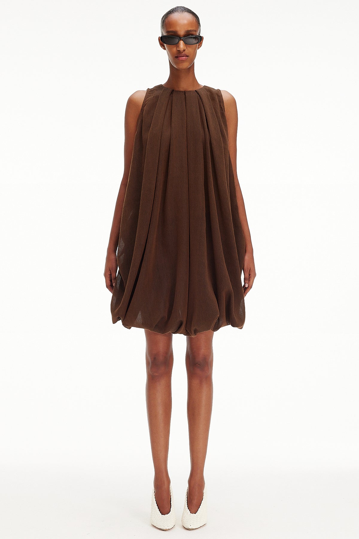 The Balloon Dress - Chocolate