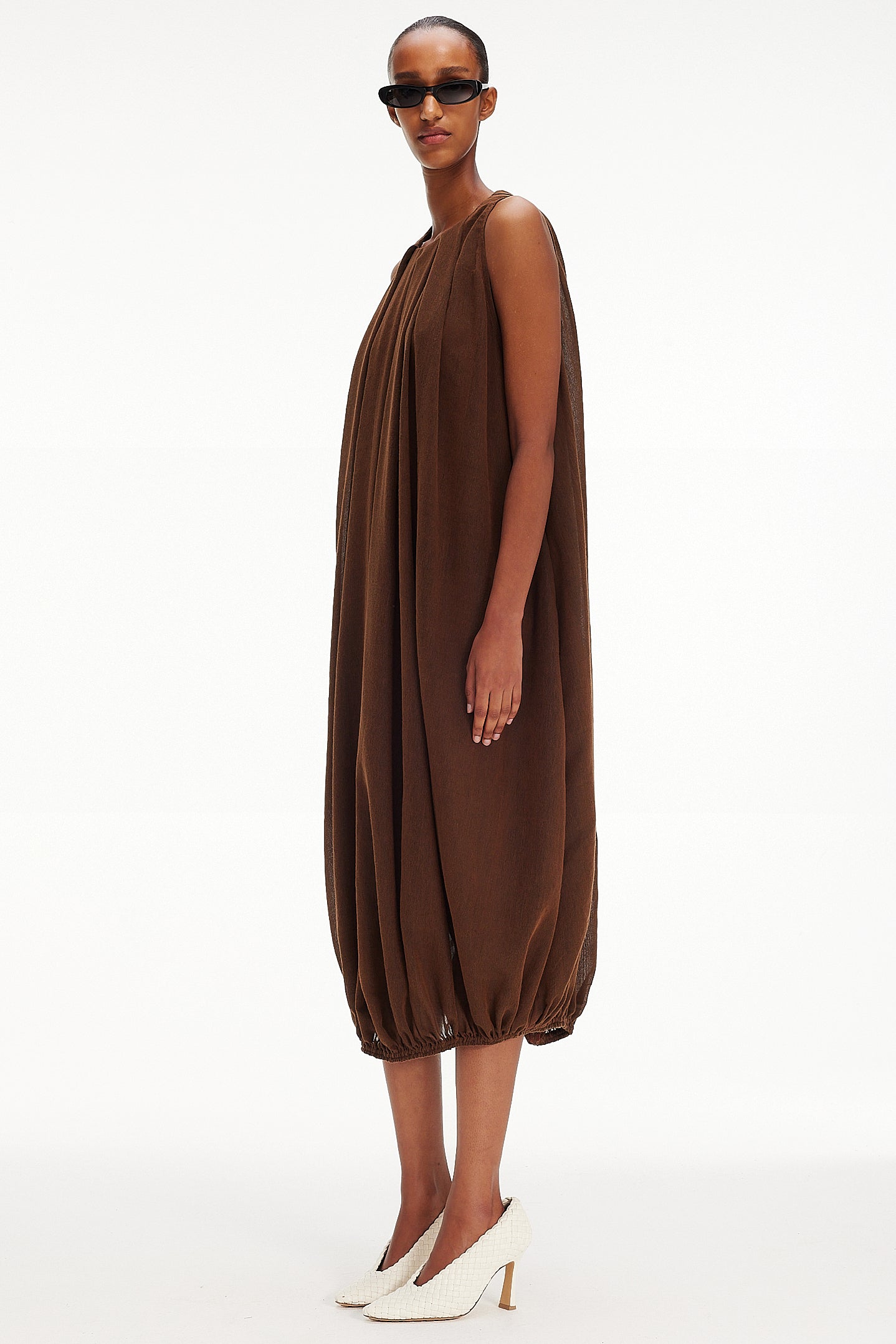 The Balloon Dress - Chocolate