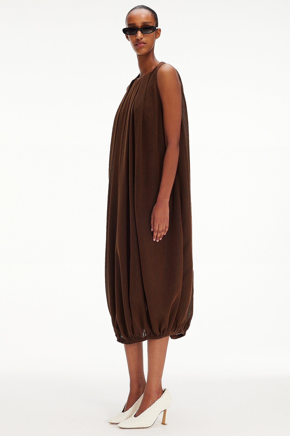 The Balloon Dress - Chocolate